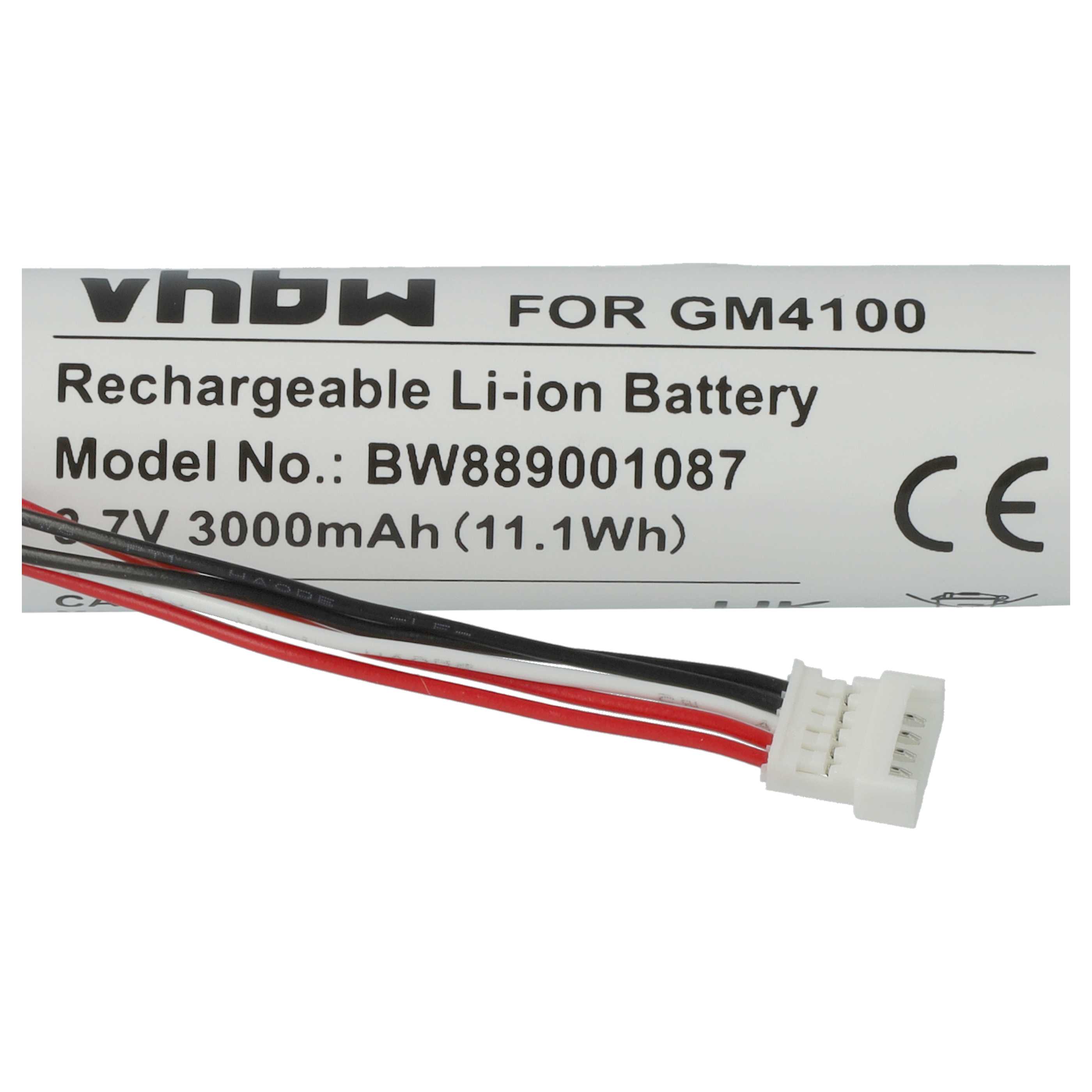 2x Batteries remplace Datalogic 128000894, BT-8, RBP-4000 pour scanner de code-barre Datalogic - 3000mAh 3,7V