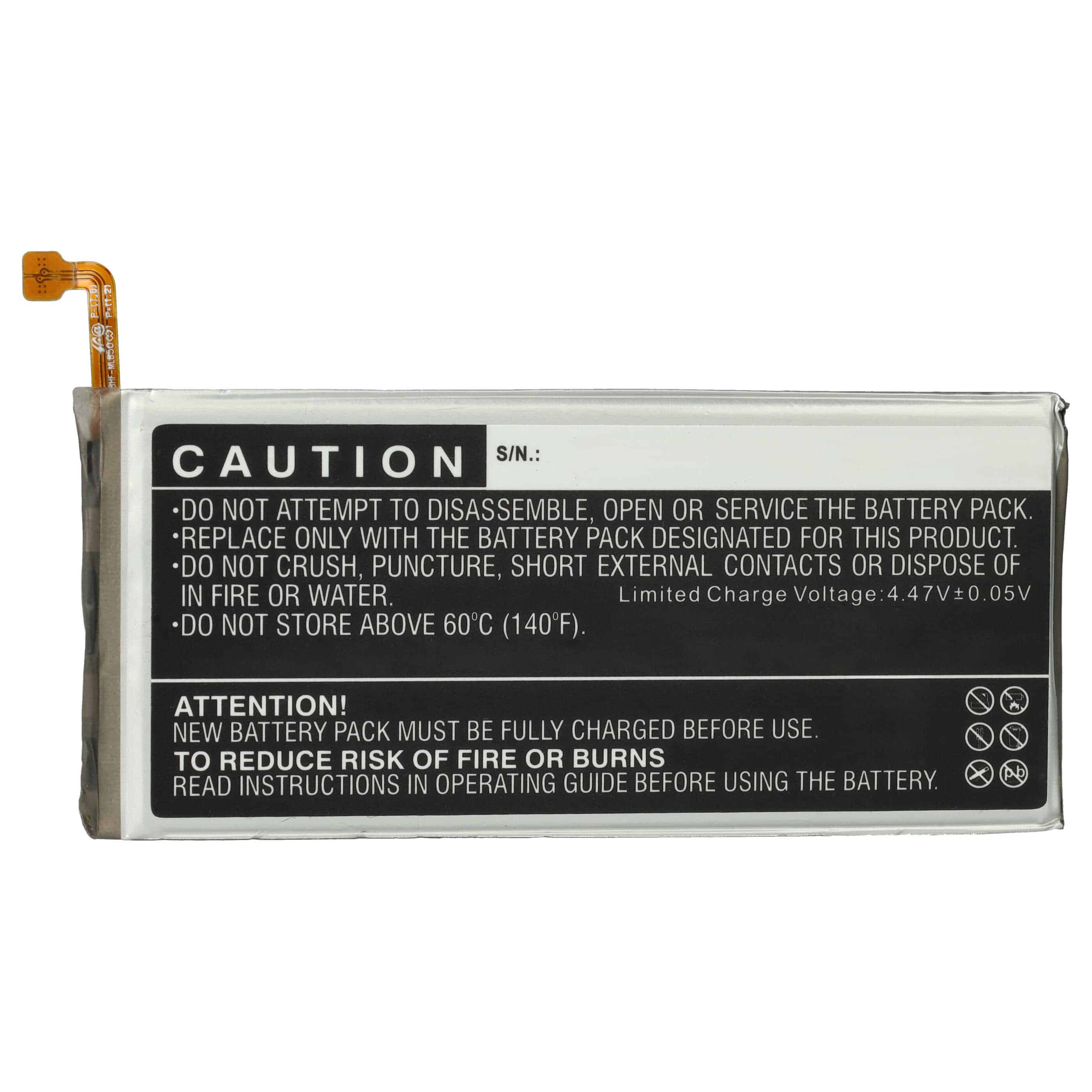 Batterie remplace Samsung EB-BF926ABY, EB-BF927ABY pour téléphone portable - 2200mAh, 3,88V, Li-polymère