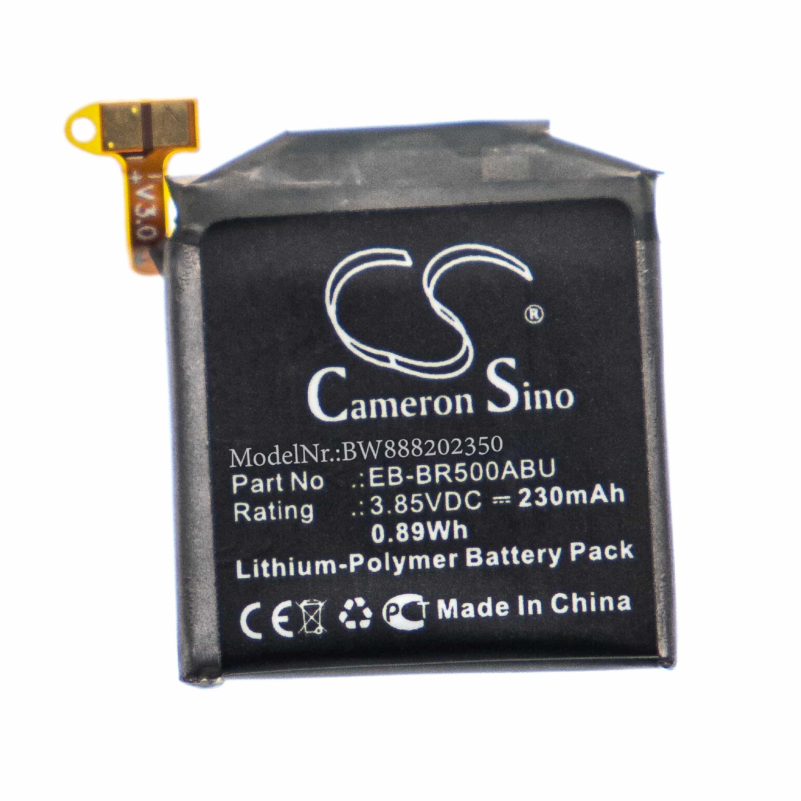 Batteria sostituisce Samsung GH43-04922A, EB-BR500ABU per smartwatch Samsung - 230mAh 3,85V Li-Poly