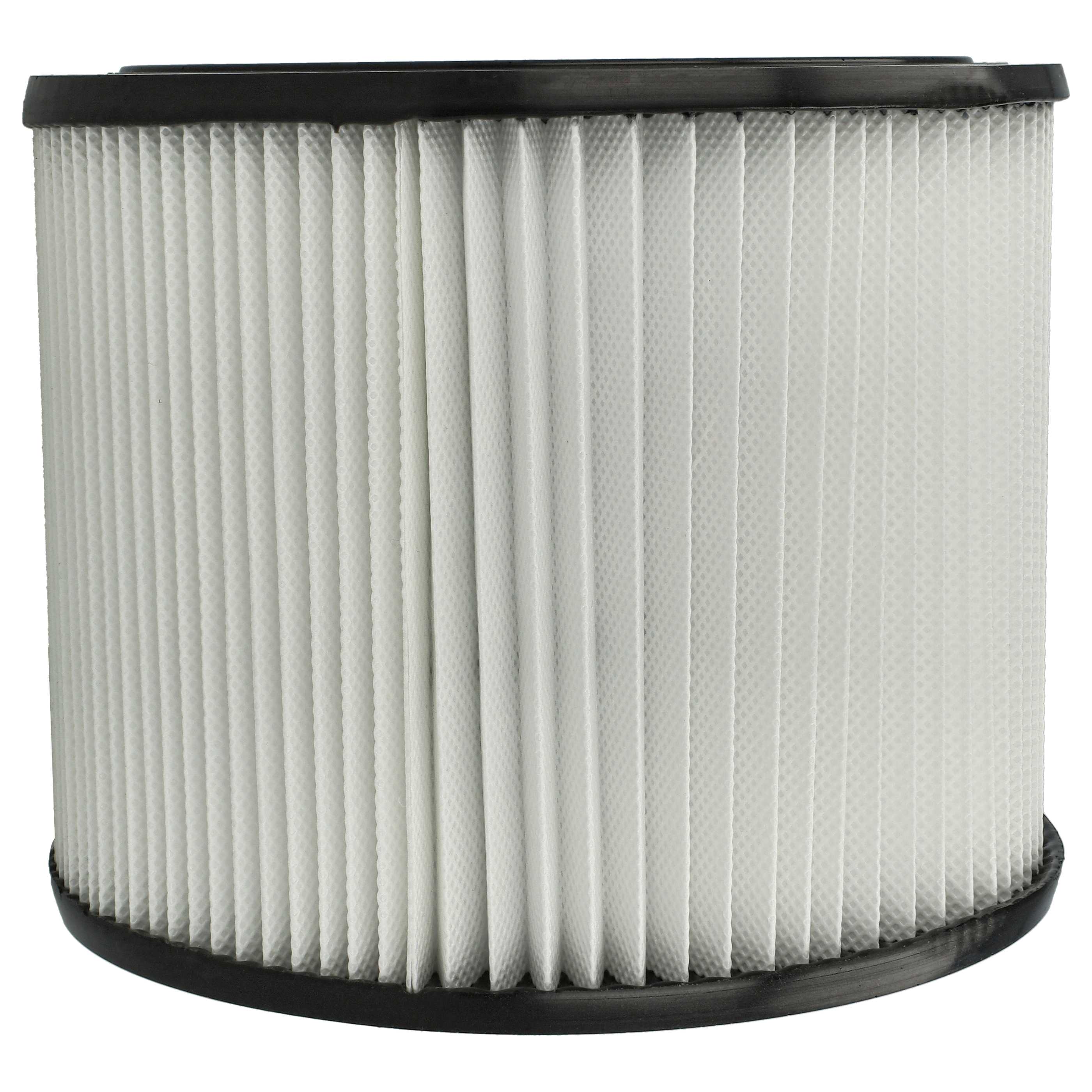 2x Filtercartridge filter / round filter replaces Masko 13297 for Masko Vacuum Cleaner, black / white