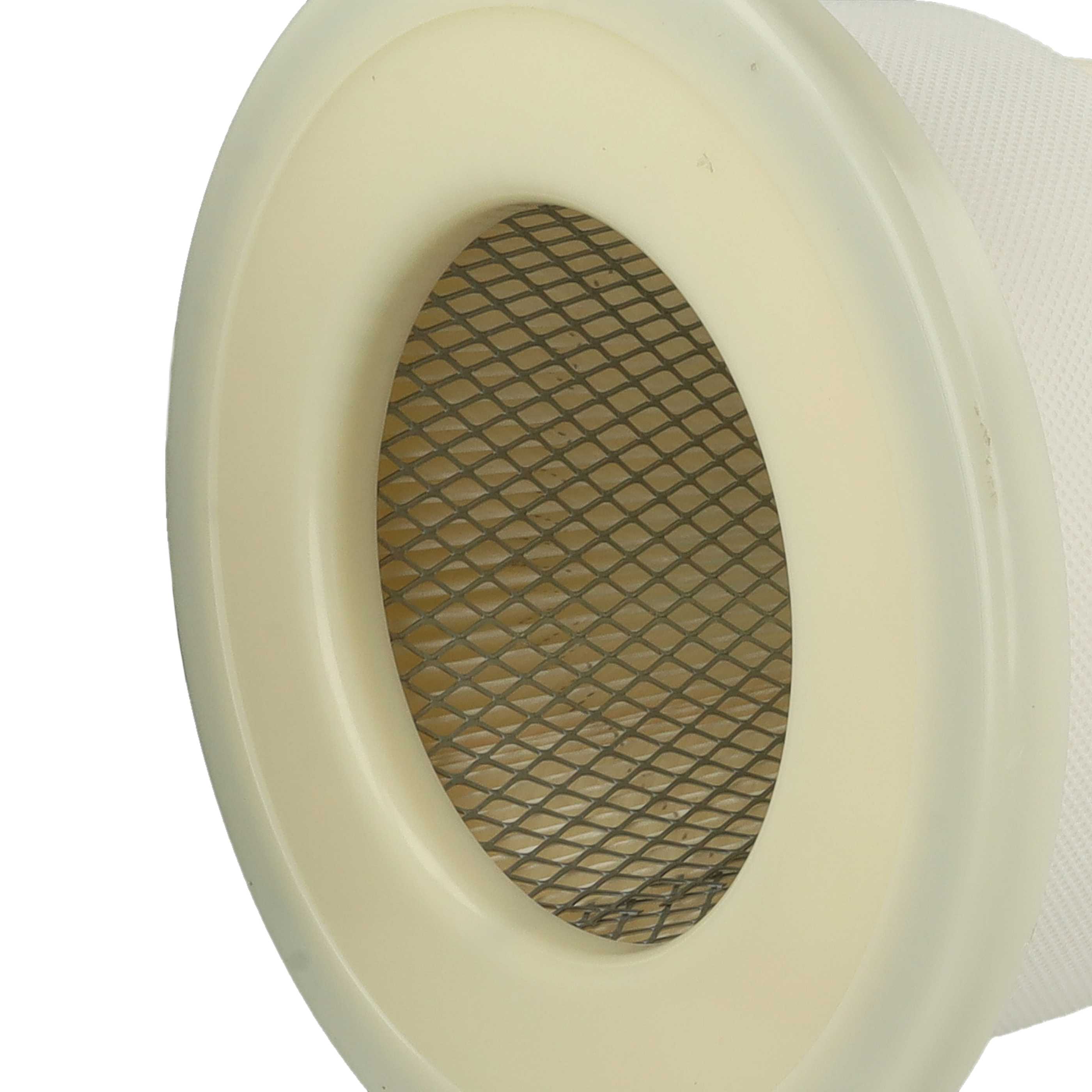 4x fine filter replaces Dustcontrol 42029 for Dustcontrol Vacuum Cleaner, white