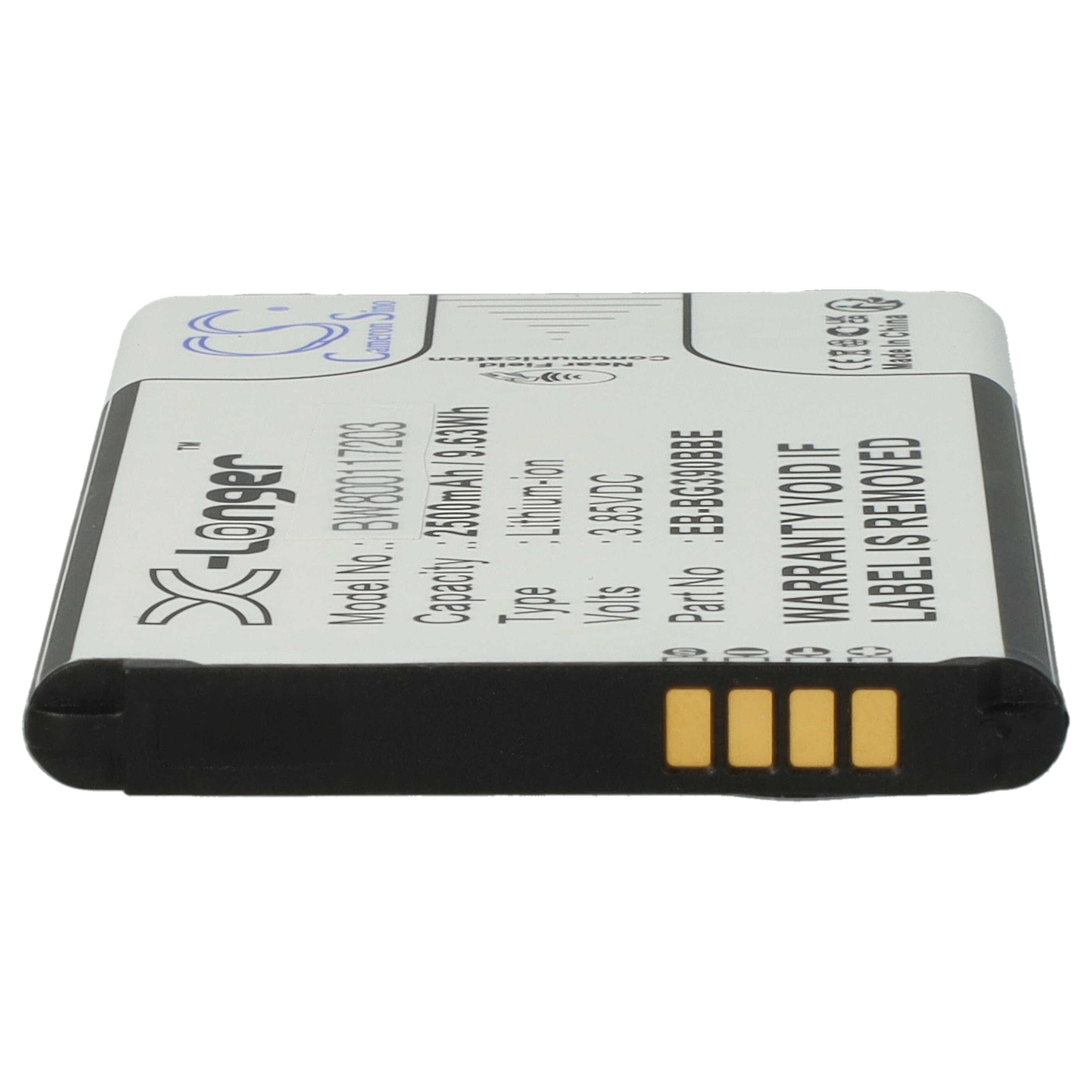 Batterie remplace Samsung EB-BG390BBE pour téléphone portable - 2800mAh, 3,8V, Li-polymère avec NFC