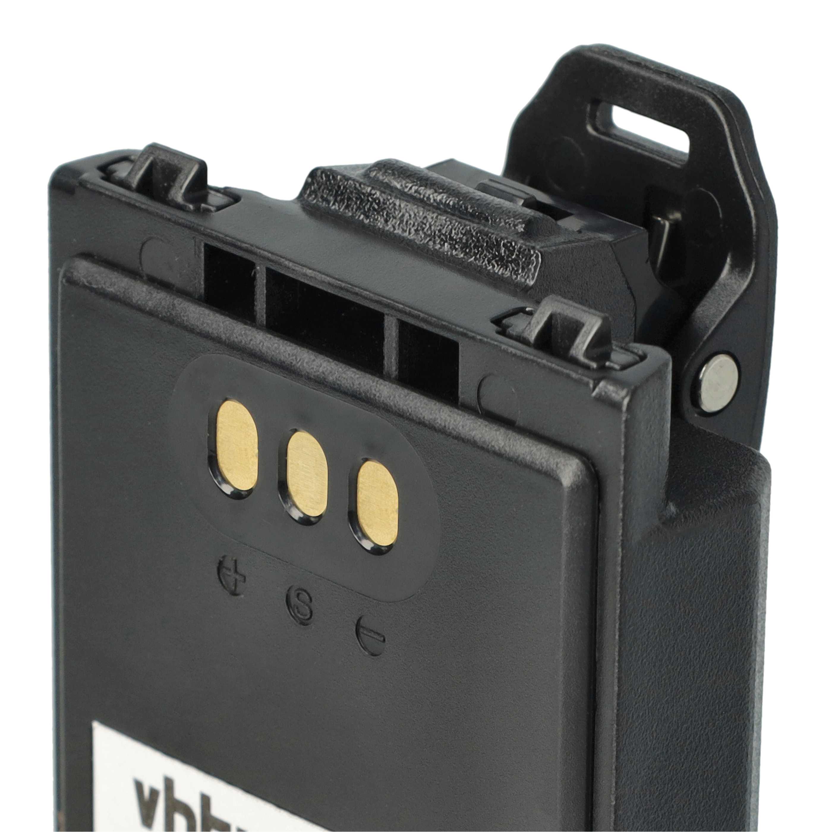 Radio 2x Battery replaces Icom BP-307 - 3300 mAh 7.4 V Li-Ion + Belt Clip