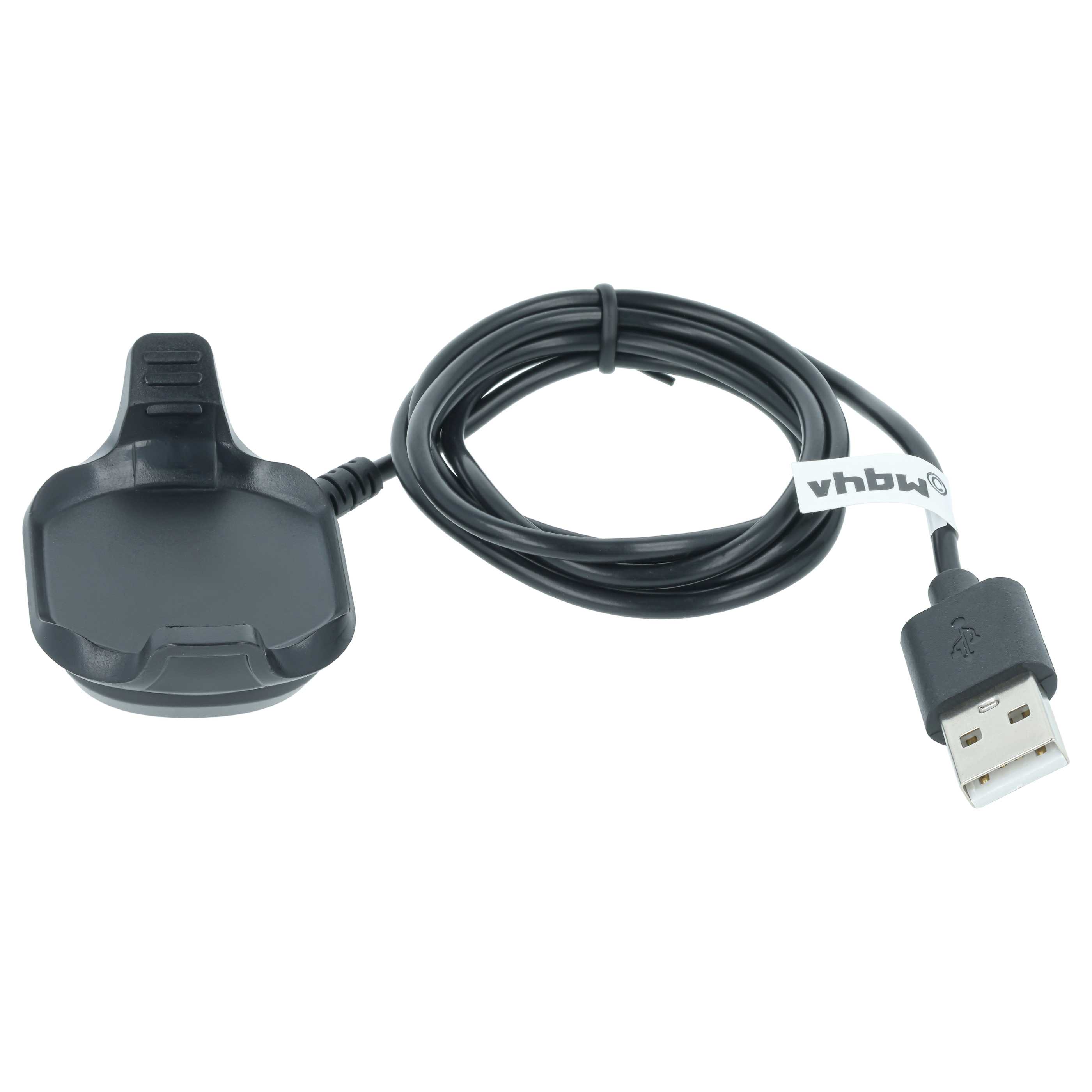 Charging Station suitable for Garmin Approach S6, S5 Fitness Tracker - 95 cm, USB Plug