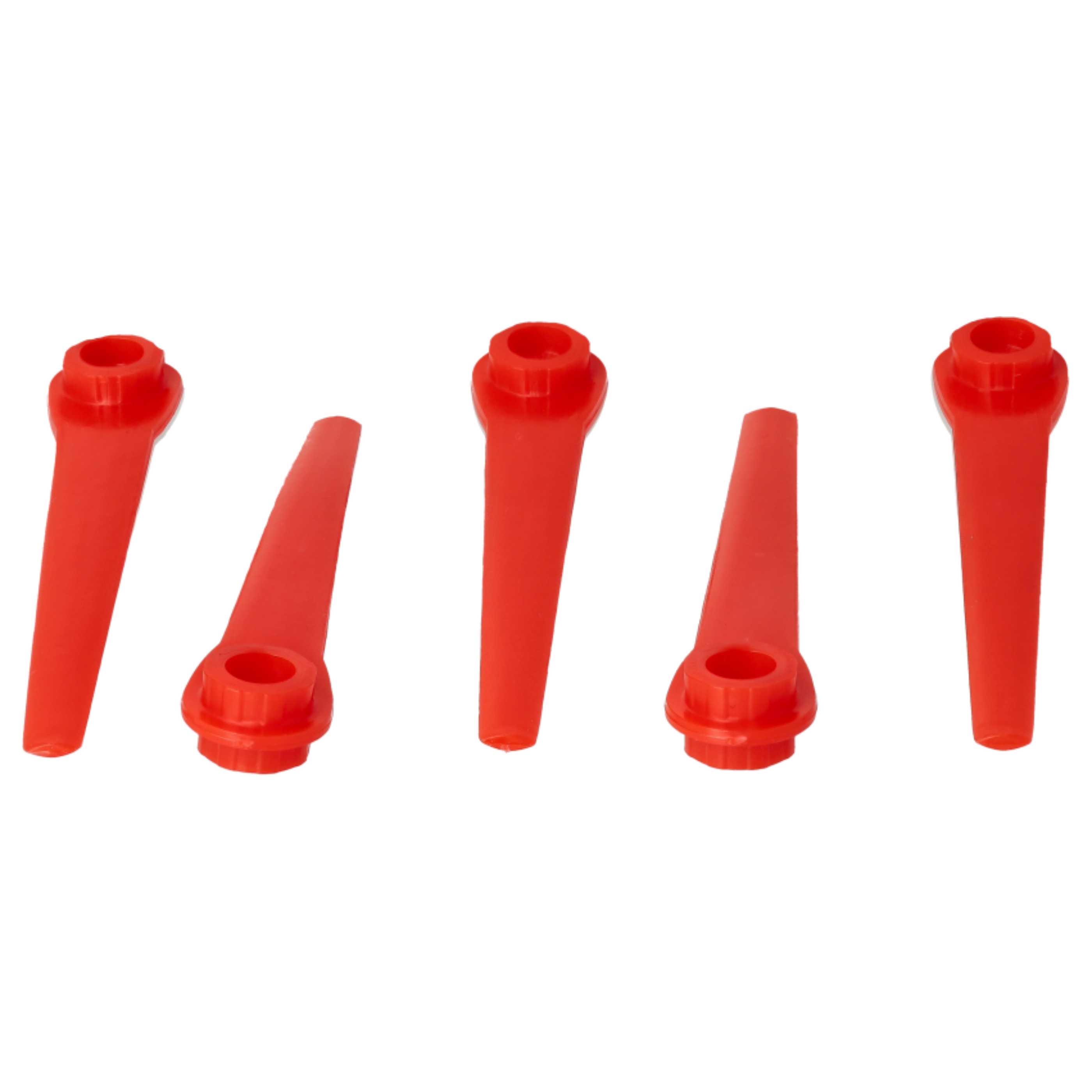 50x Exchange Blade replaces Gardena RotorCut 5368-20 Cordless Strimmerplasticorange