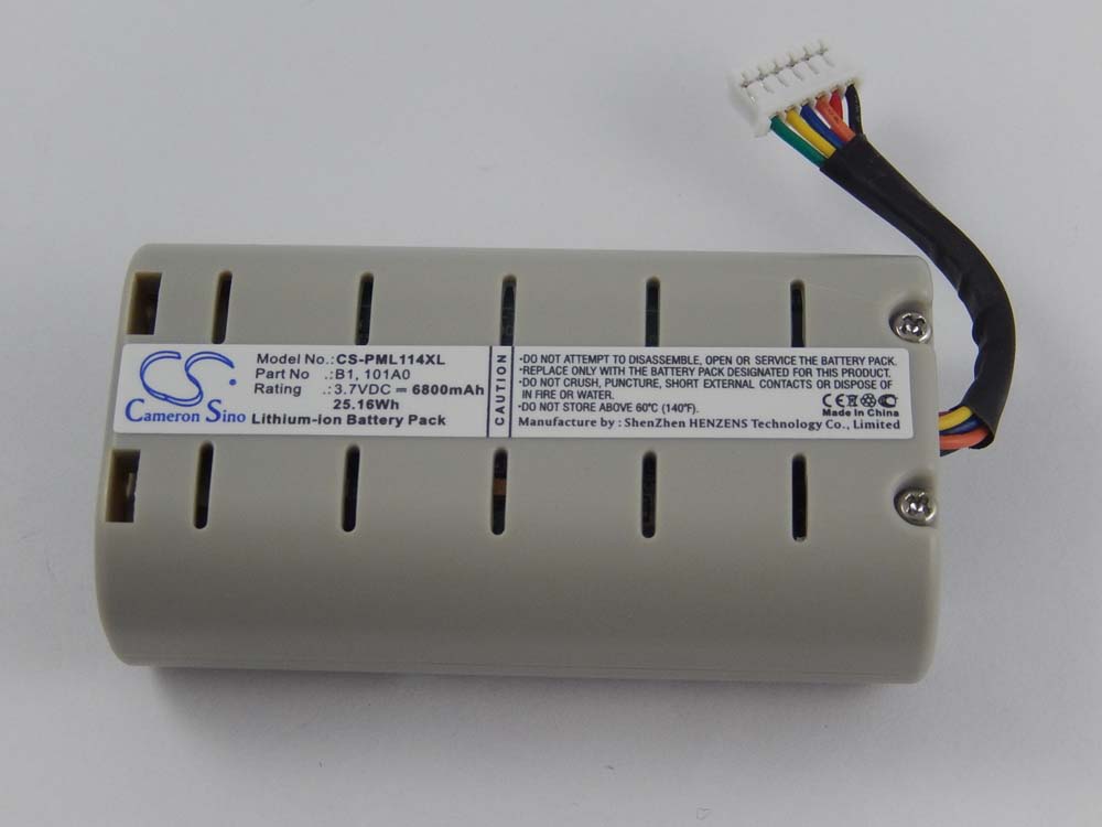 Akumulator do radia zamiennik Pure 101A0, B1 - 6800 mAh 3,7 V Li-Ion