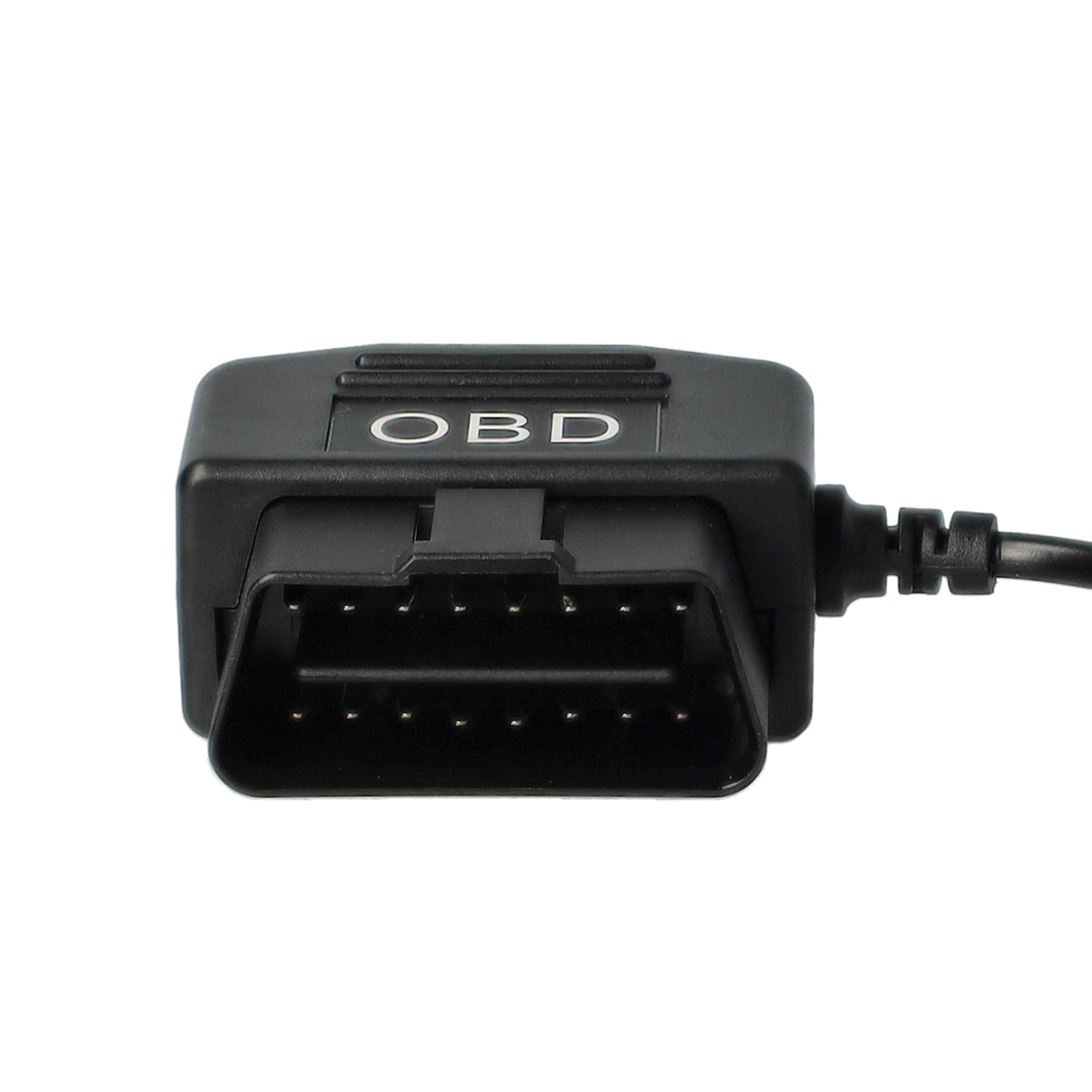 OBD2 Micro-USB Kabel Ladekabel für Dashcam GPS Navi Smartphone3,5m