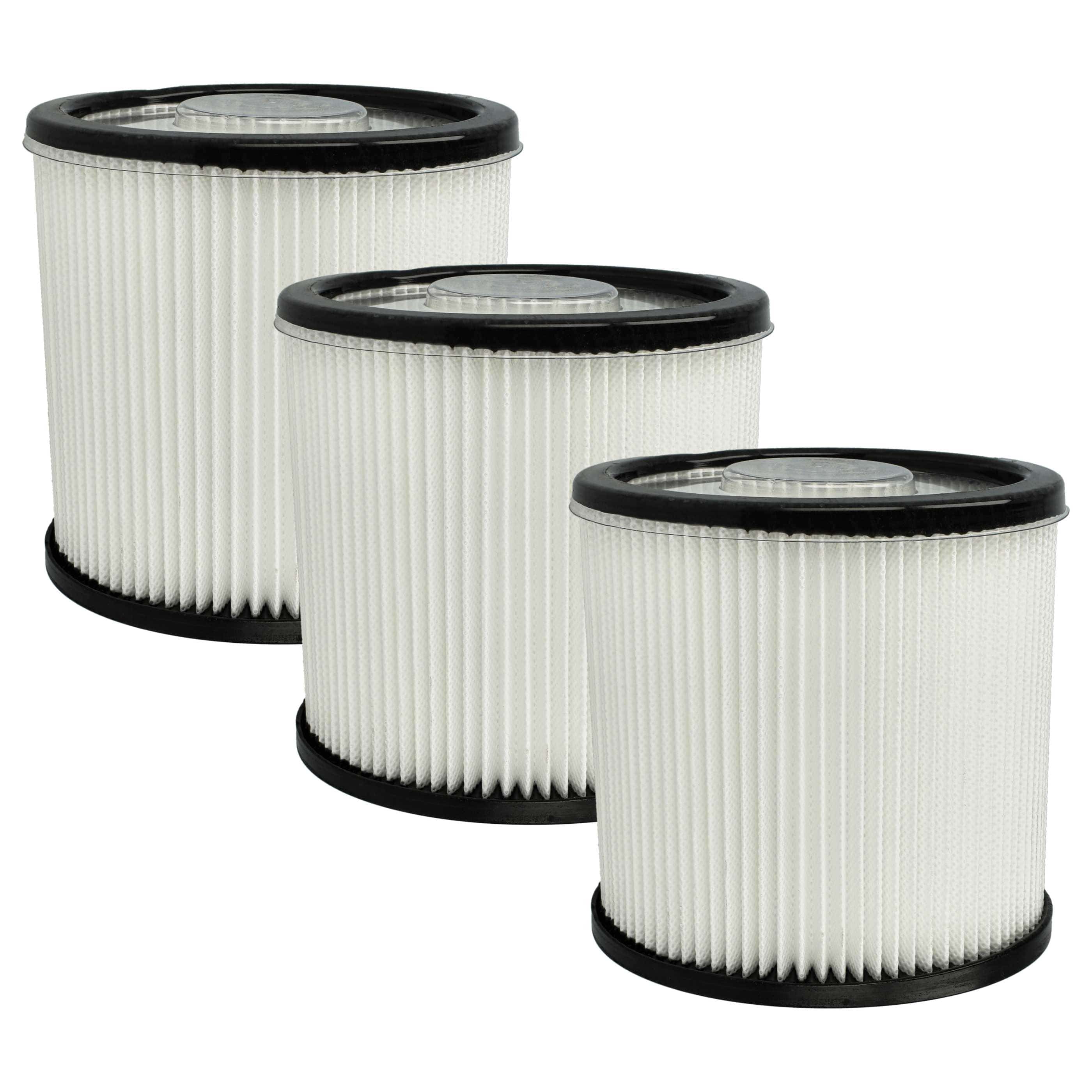 3x Filter replaces Scheppach 4014915222866, 7907709701 for Scheppach Vacuum Cleaner, filter class F7