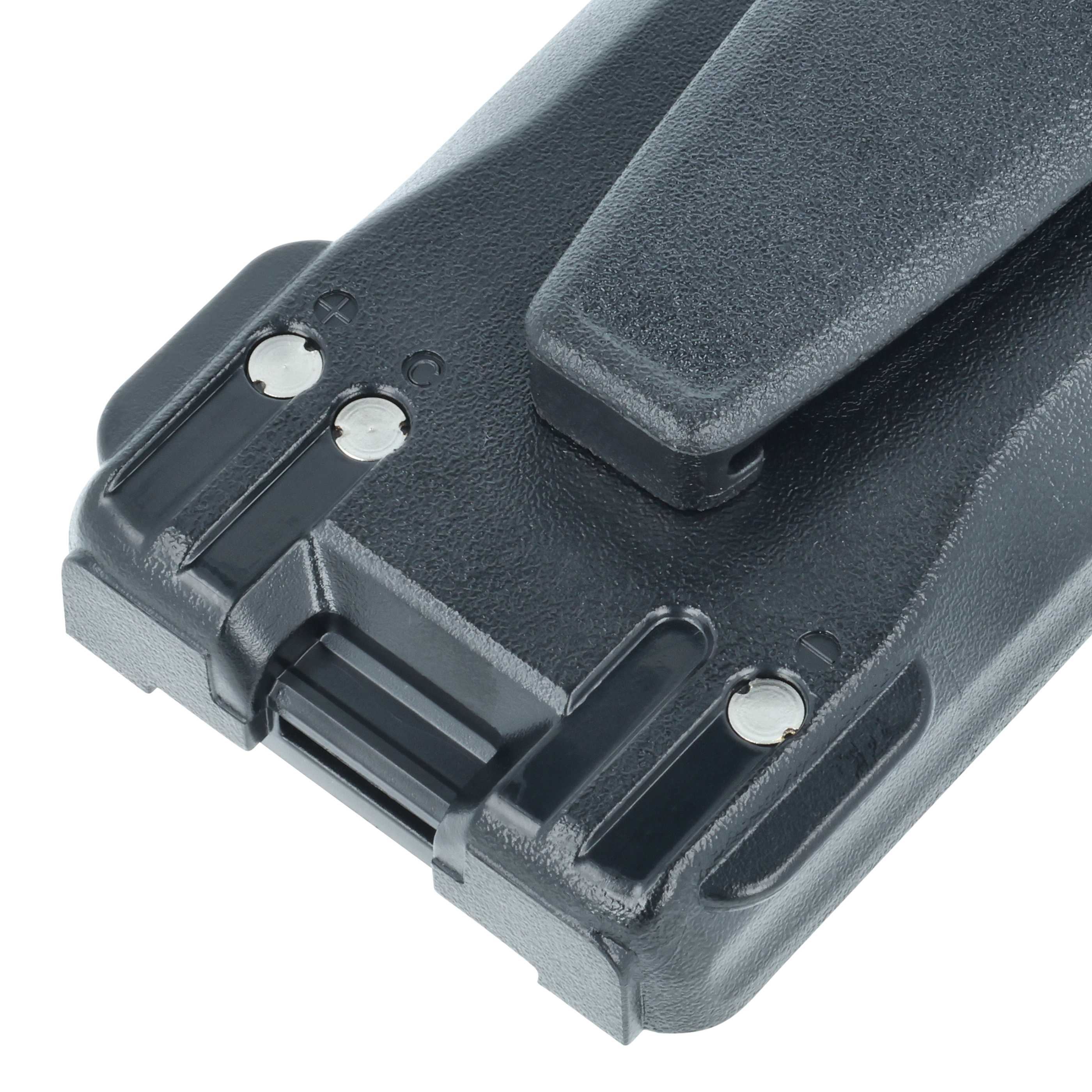 Radio 2x Battery replaces Icom BP-265LI, BP-265 - 2200 mAh 7.4 V Li-Ion + Belt Clip