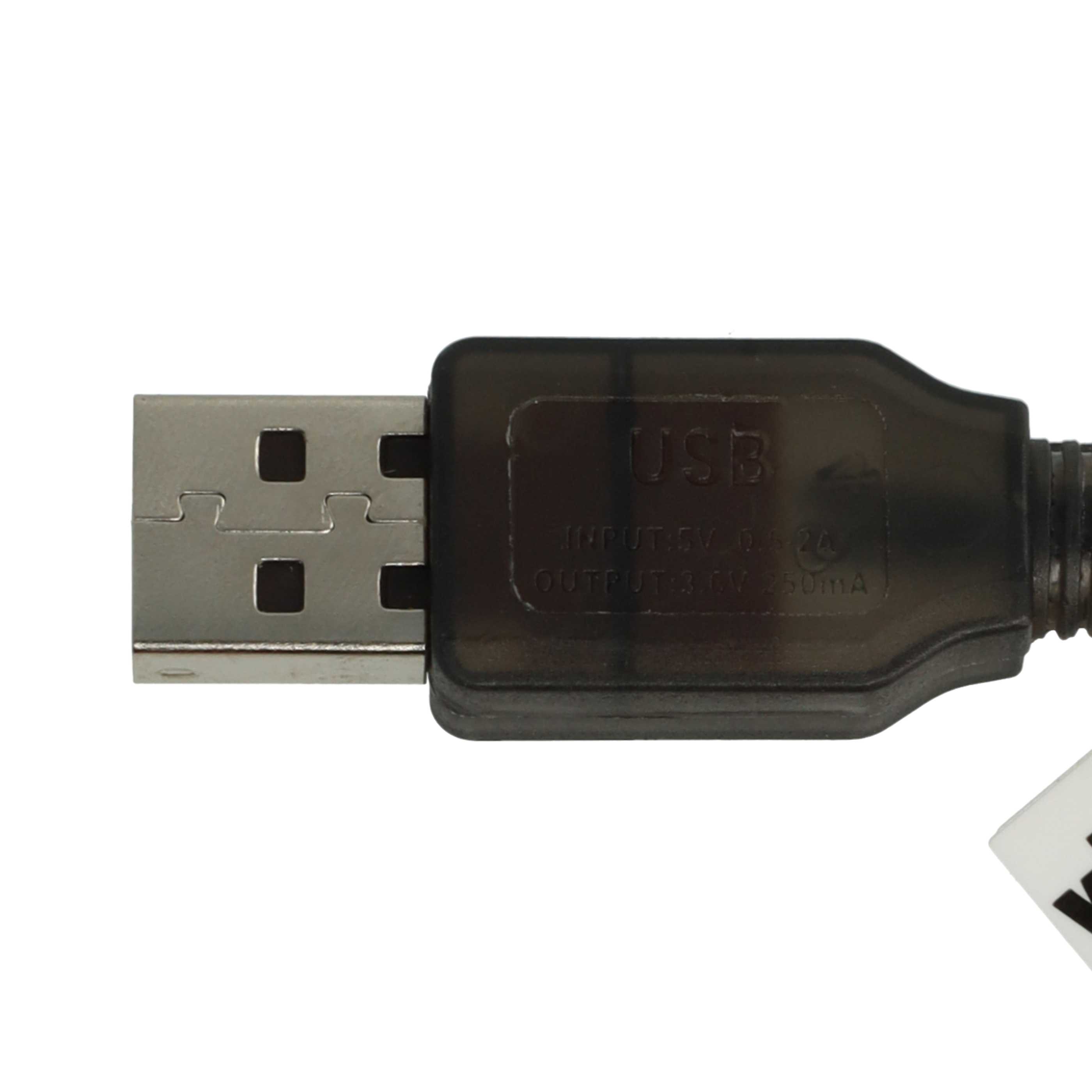 USB Charging Cable suitable for RC Batteries with JST Connector, RC Model Making Battery Packs - 60 cm 3.6 V