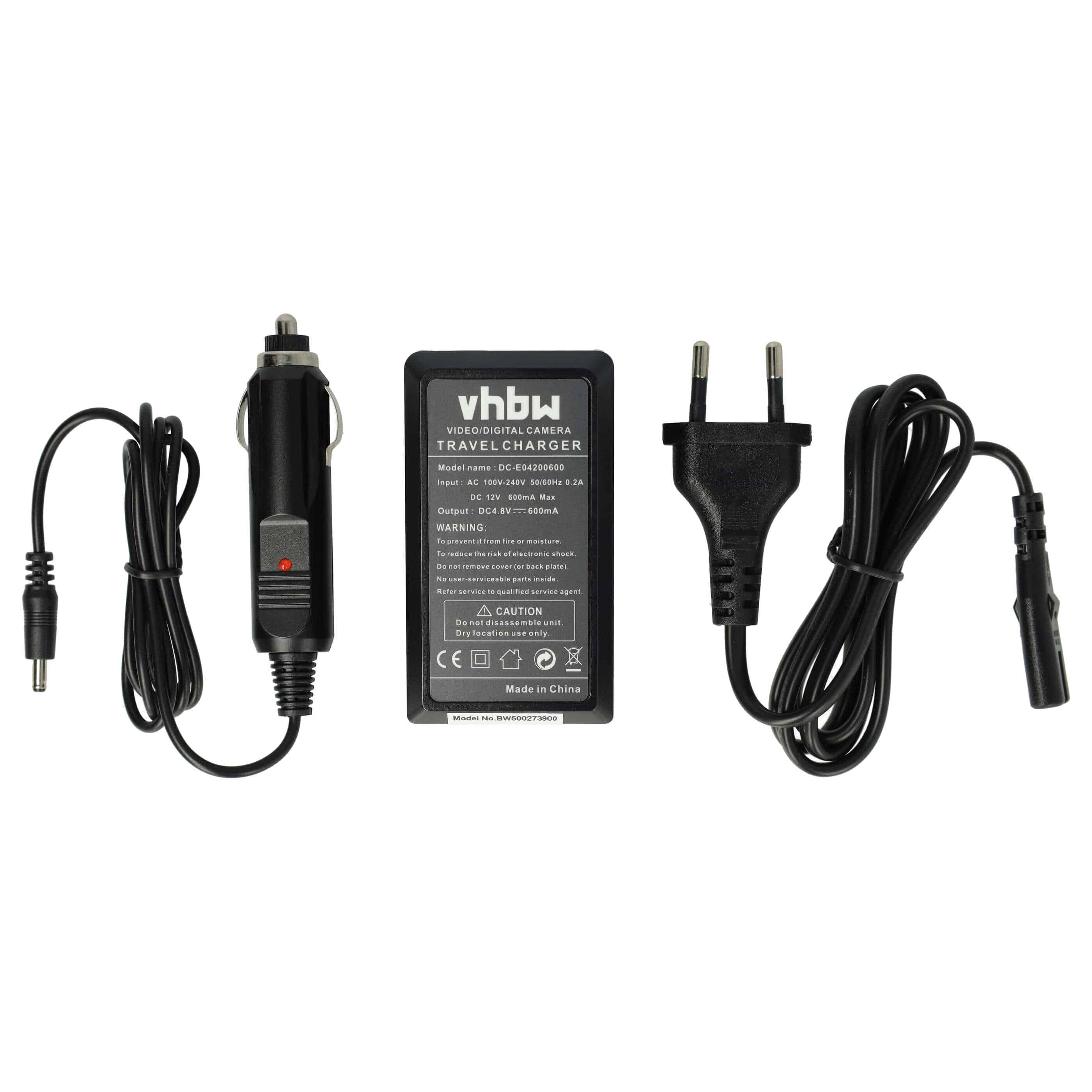Battery Charger suitable for Toshiba Digital Camera - 0.6 A, 4.8 V