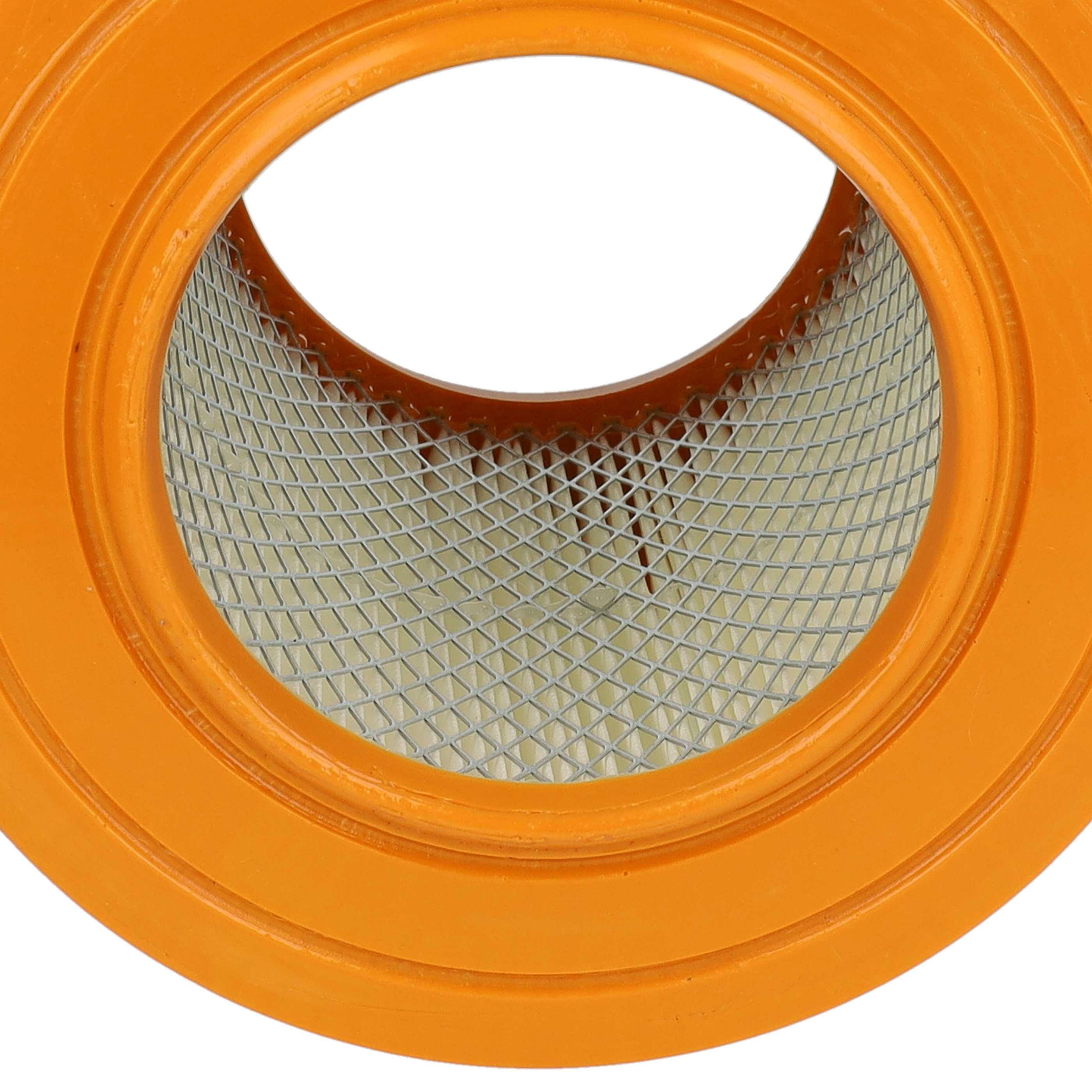 3x Filterpleated filter replaces Allaway 210813, 10819, 2577, 10813 for Allaway Vacuum Cleaner, orange / white