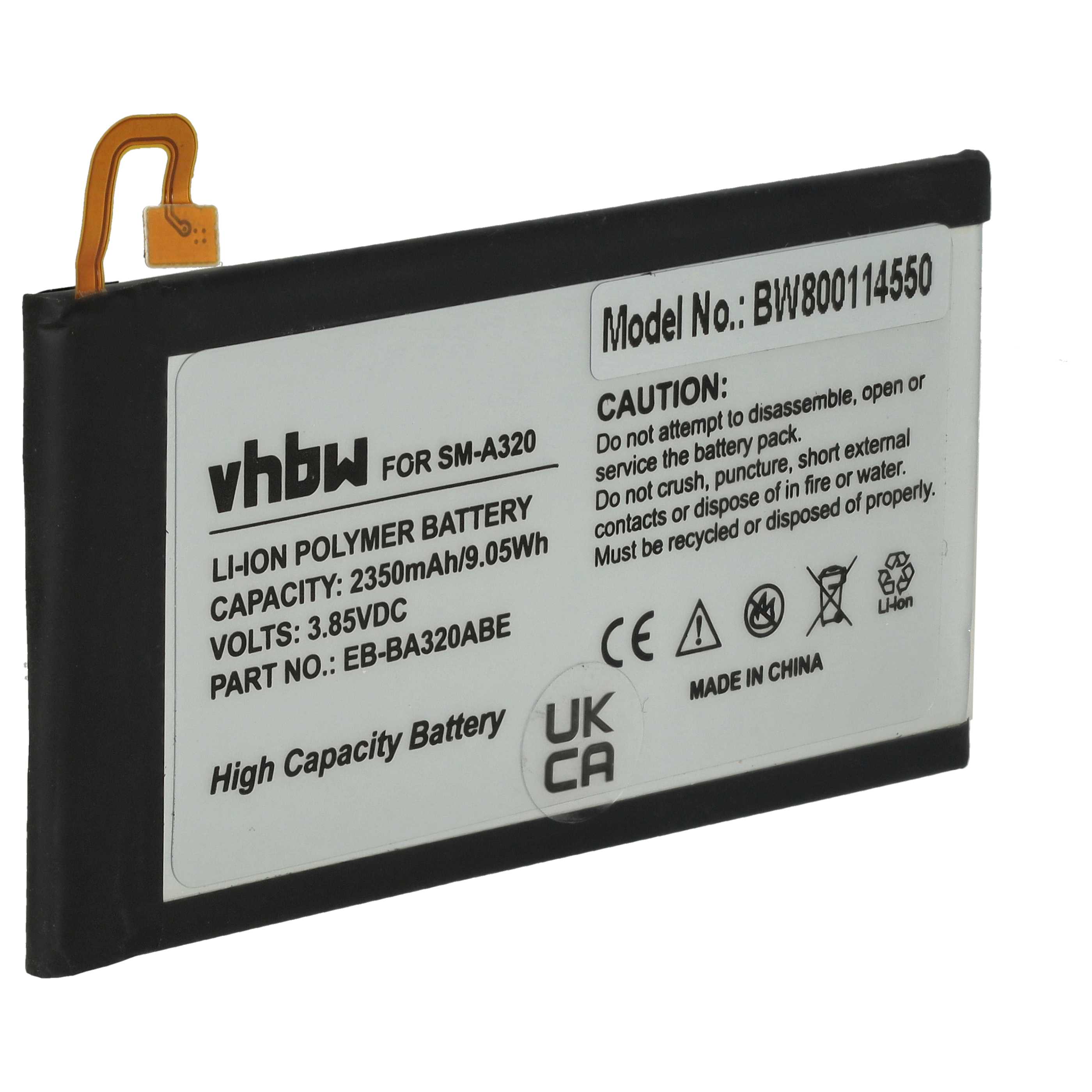 Batería reemplaza Samsung GH43-04677A, EB-BA320ABE para - 2350 mAh 3,85 V Li-poli