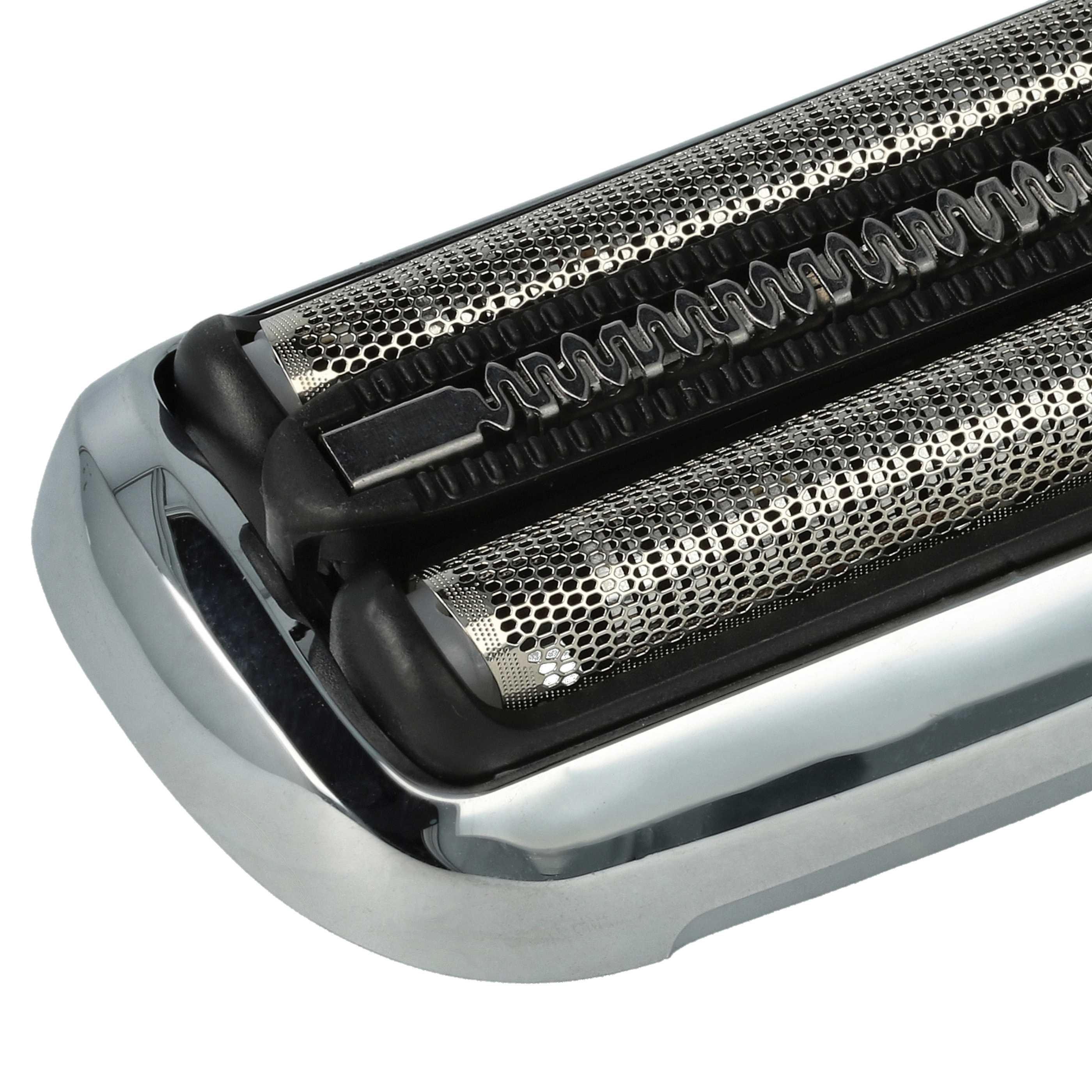 2x cabezales reemplaza Braun 73S, 81746548 para afeitadoras Braun - negro / blanco / plata