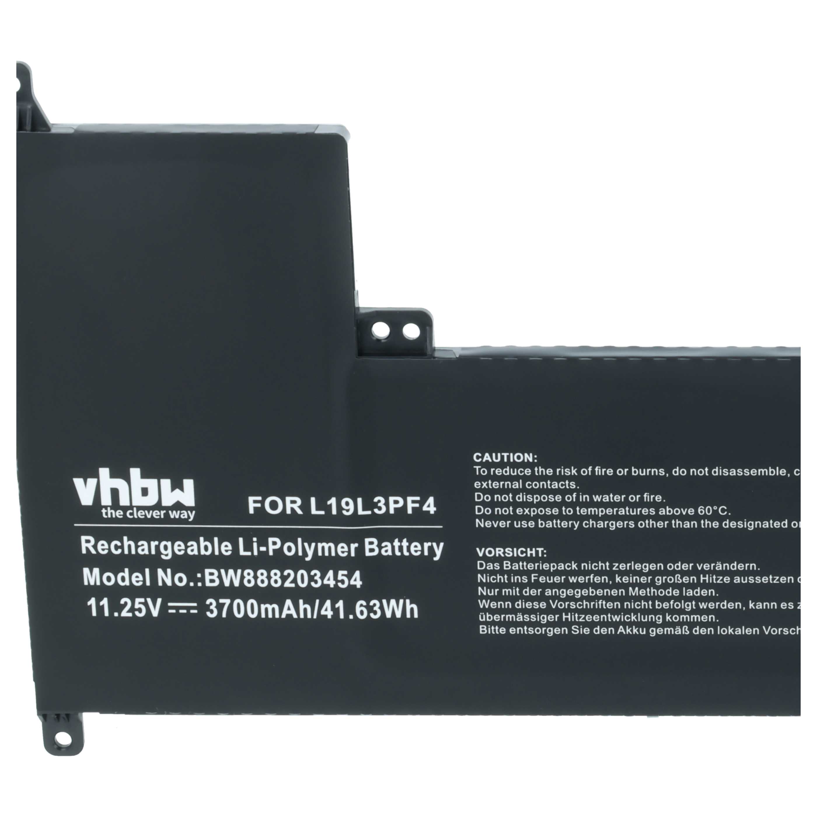 Akumulator do laptopa zamiennik Lenovo L19C3PF6, 5B10W89838, SB10W89845 - 3700 mAh 11,25 V LiPo