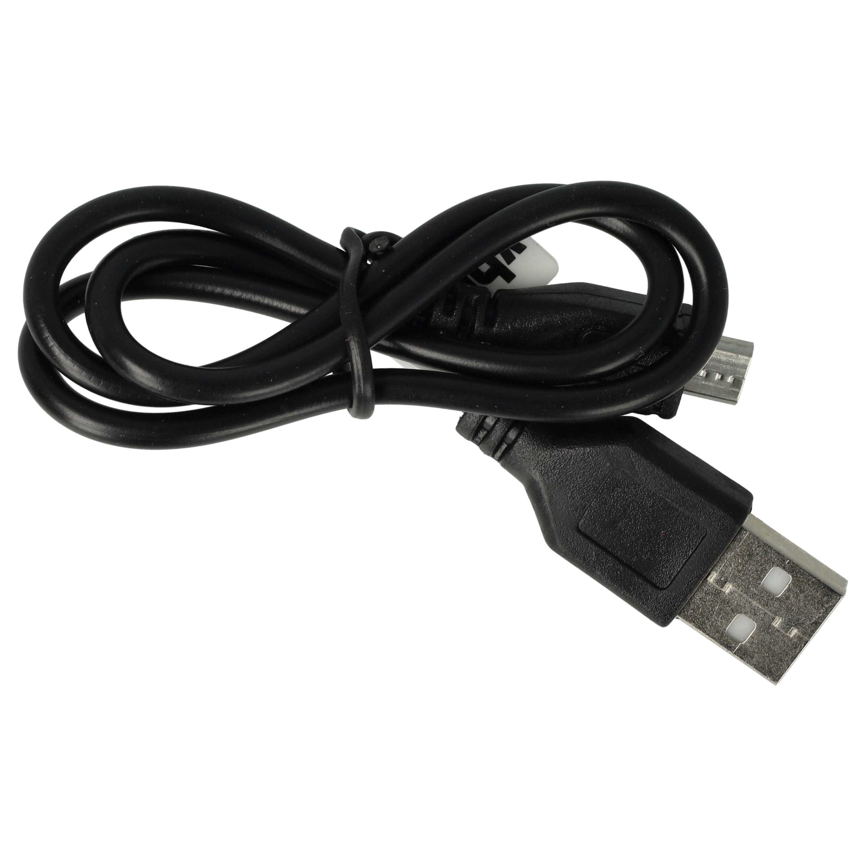 100x Micro-USB Cable USB Type A to Micro USB suitable for various devices - Black, 0.3 m