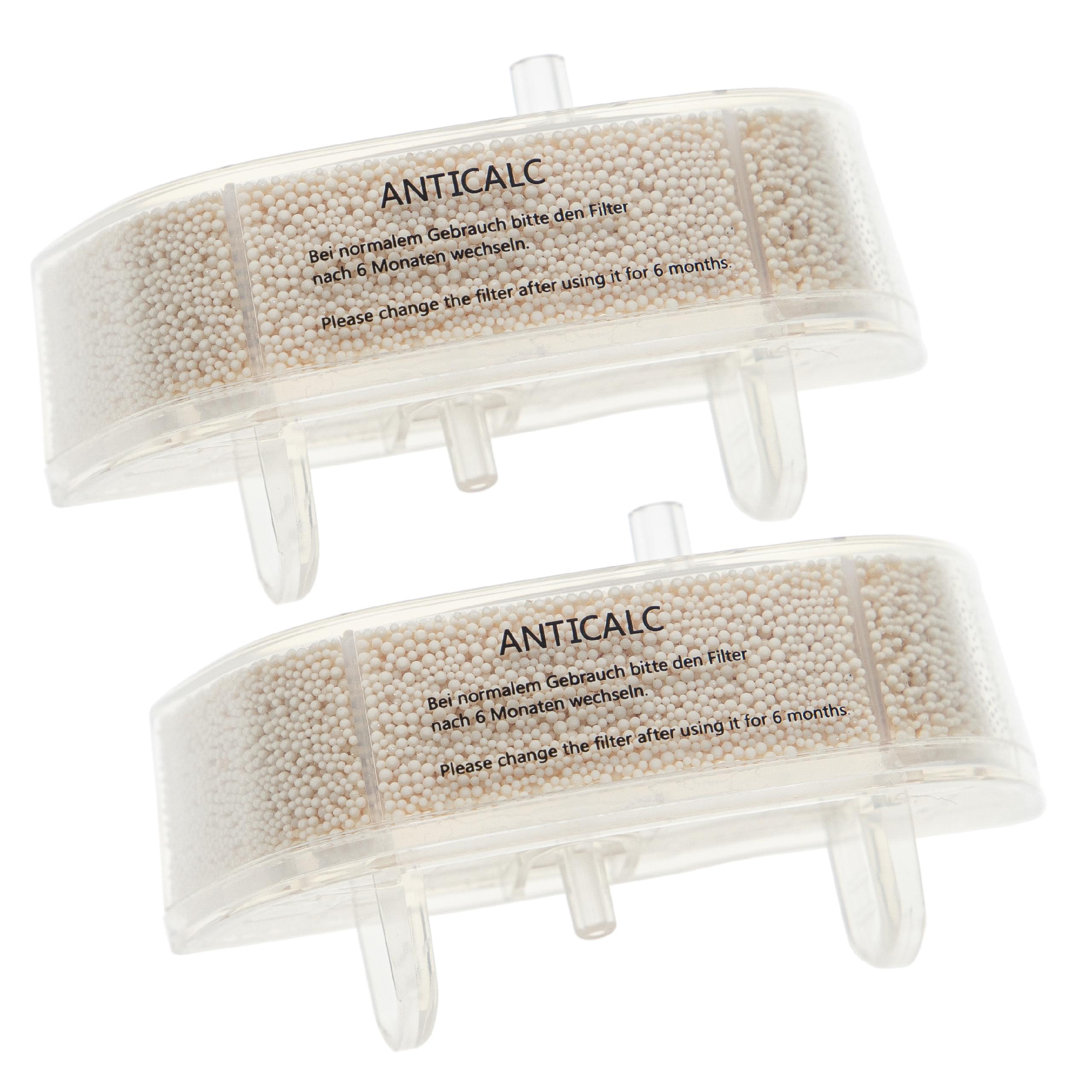  2x Anti-Calc Filter Cartridge replaces Rowenta ZR006501 for Rowenta Steam Cleaner