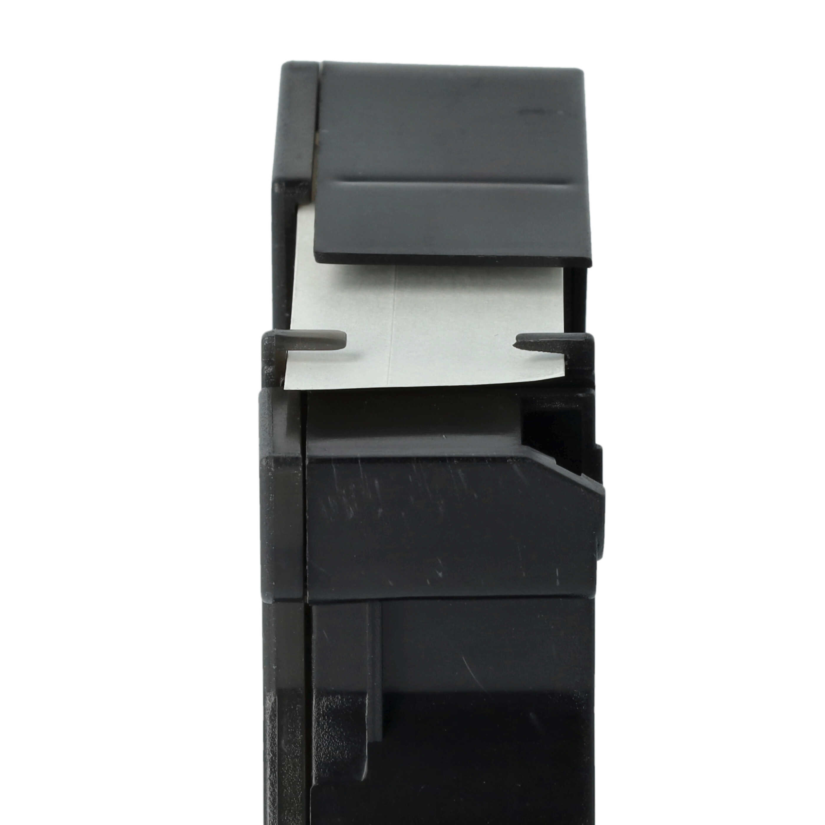 50x Label Tape replaces Dymo 45803, D1, S0720830 - 19 mm Black to White