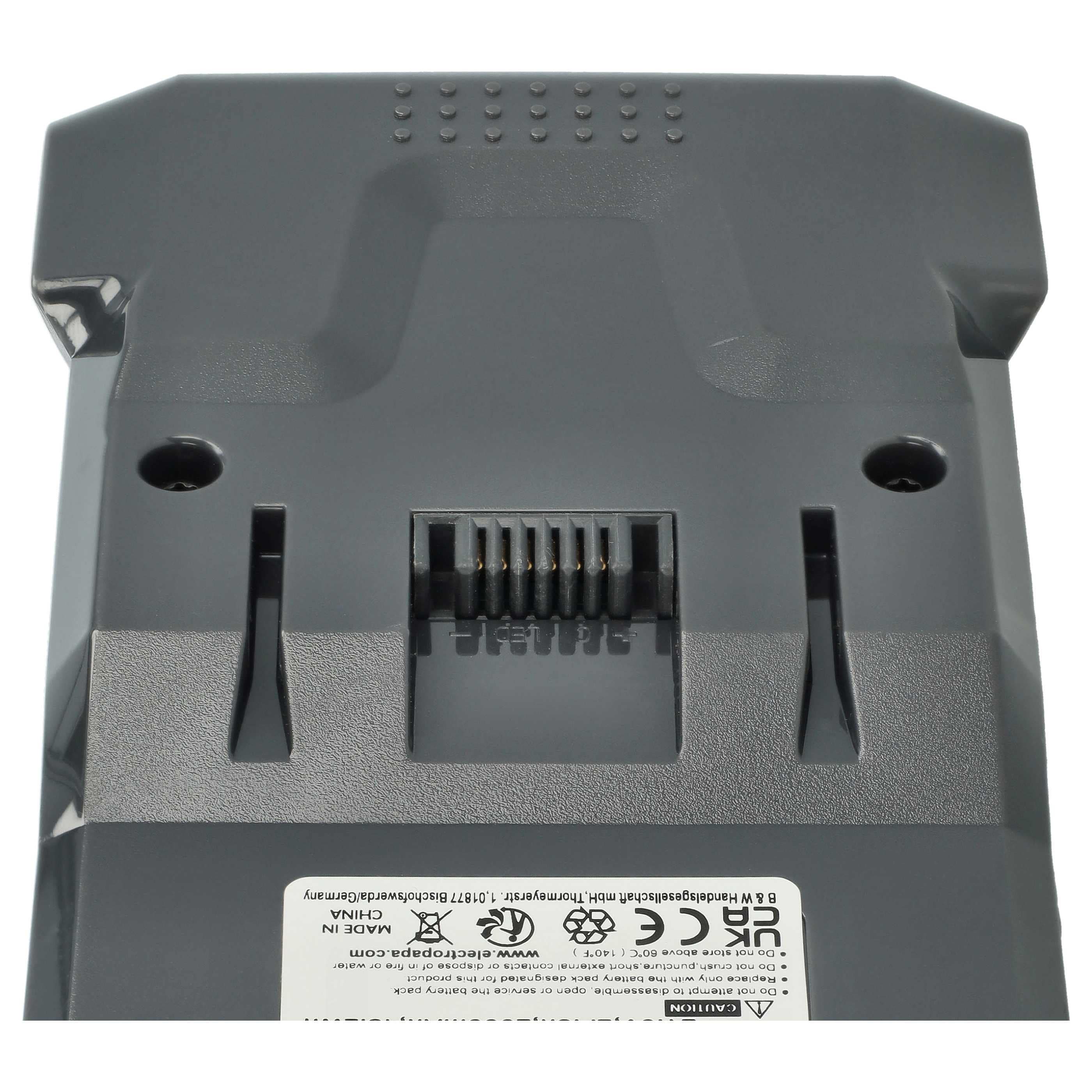 Akku als Ersatz für Hoover B012, 35602208 für Hoover - 2000mAh 12,6V Li-Ion, schwarz