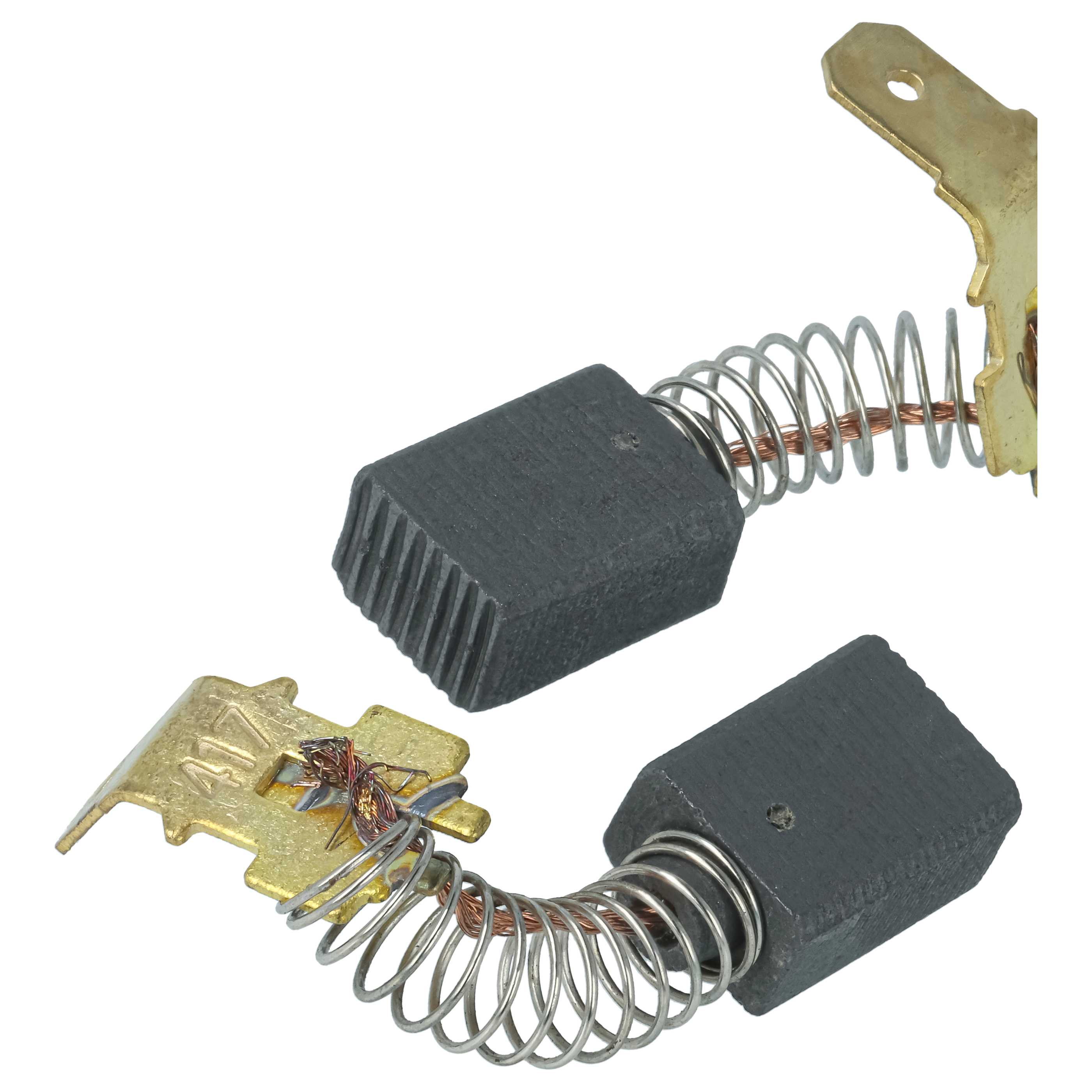 2x Spazzola carbone come Makita 191954-3, 195005-4, 191910-3 per lavatrici, utensili - 6 x 9 x 12,3mm