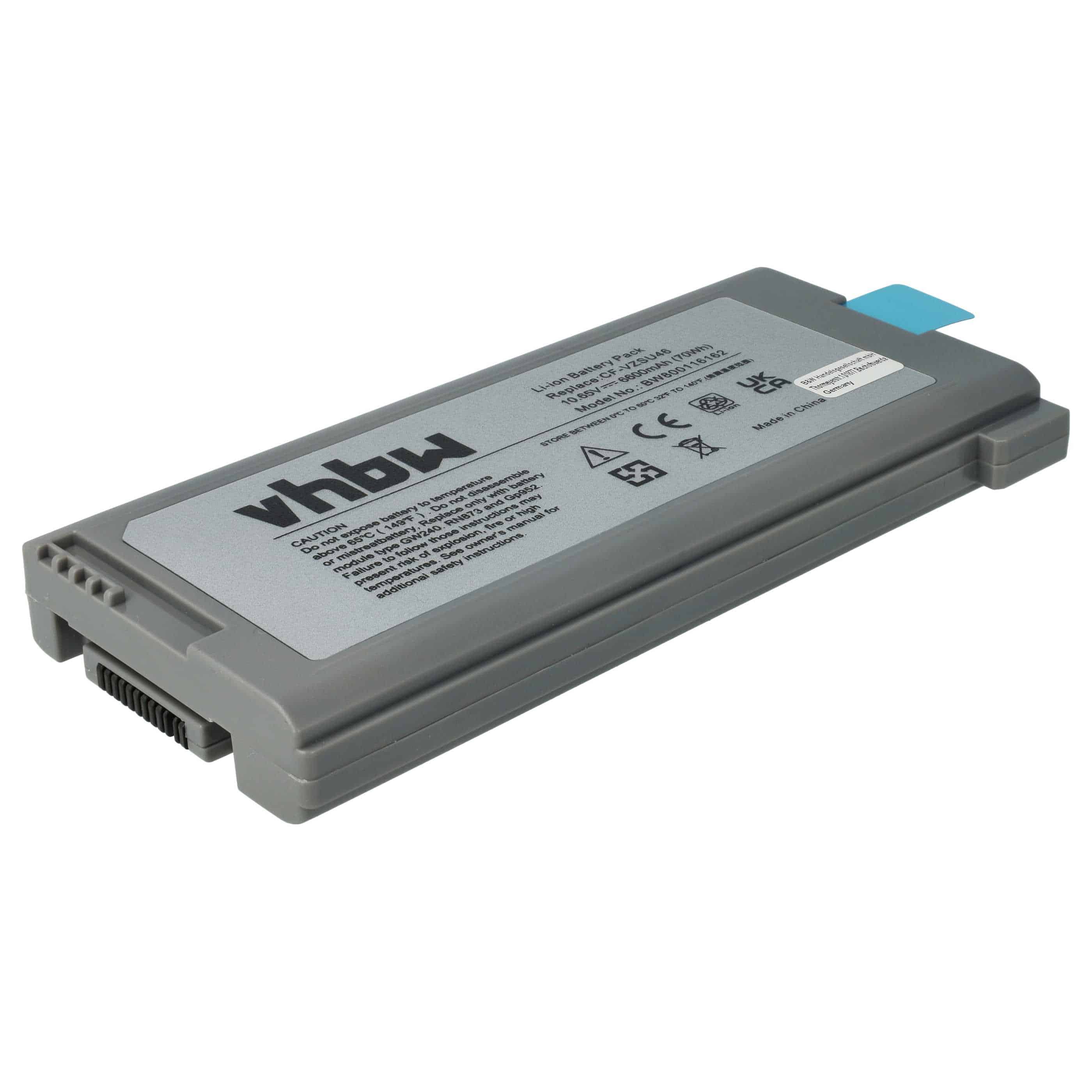Akumulator do laptopa zamiennik Panasonic CF-VZSU1430U, CF-VZSU46, CF-VZSU46AU - 6600 mAh 10,65 V Li-Ion
