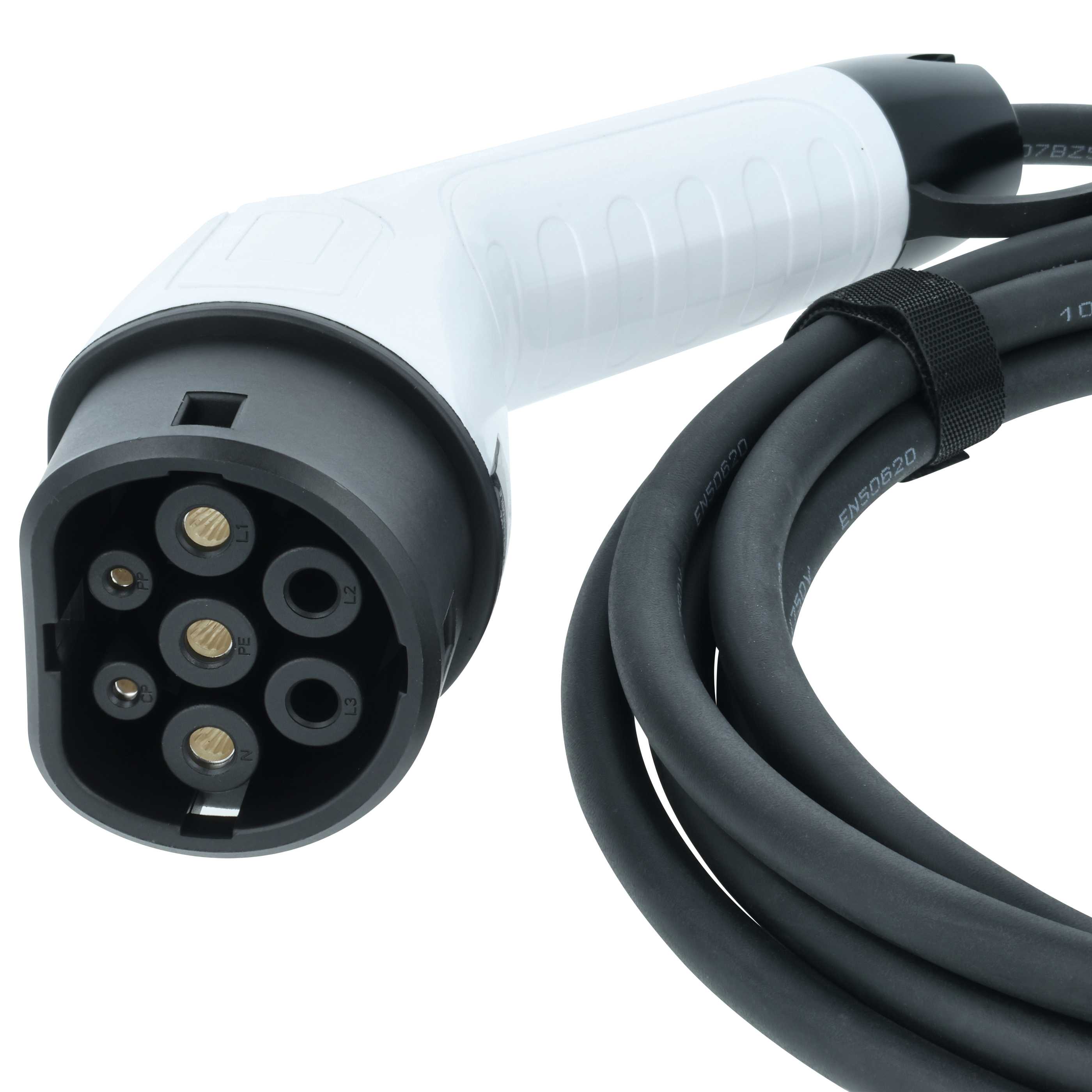 E-Auto Schuko Ladekabel Typ 2 zu Steckdose (230 V) - 16 A 1-phasig, 3,5 kW, 5 m