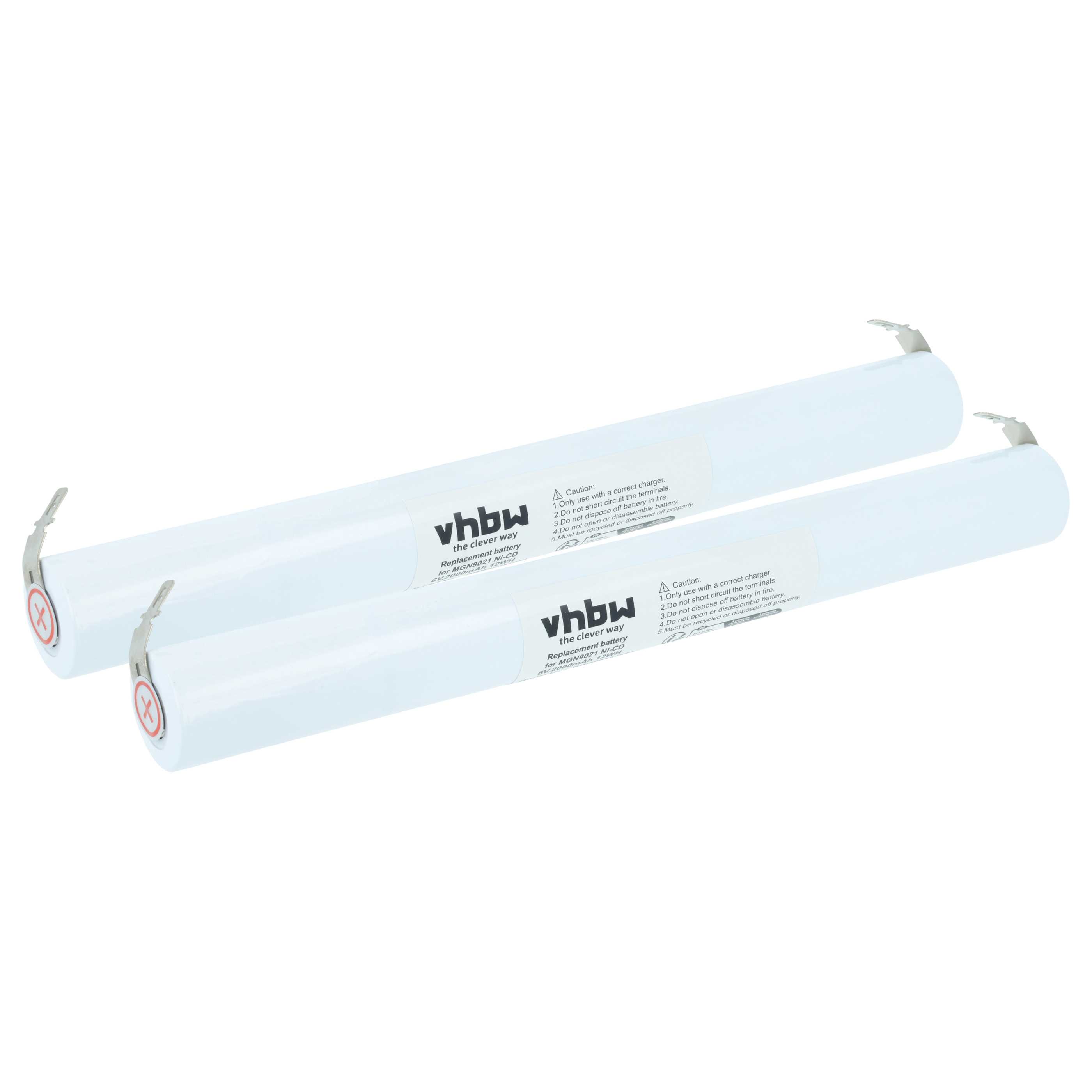 Emergency Light 2x Battery replaces NX MGN9021, 5xSC ST4 HT 6V - 2000 mAh 6 V NiCd