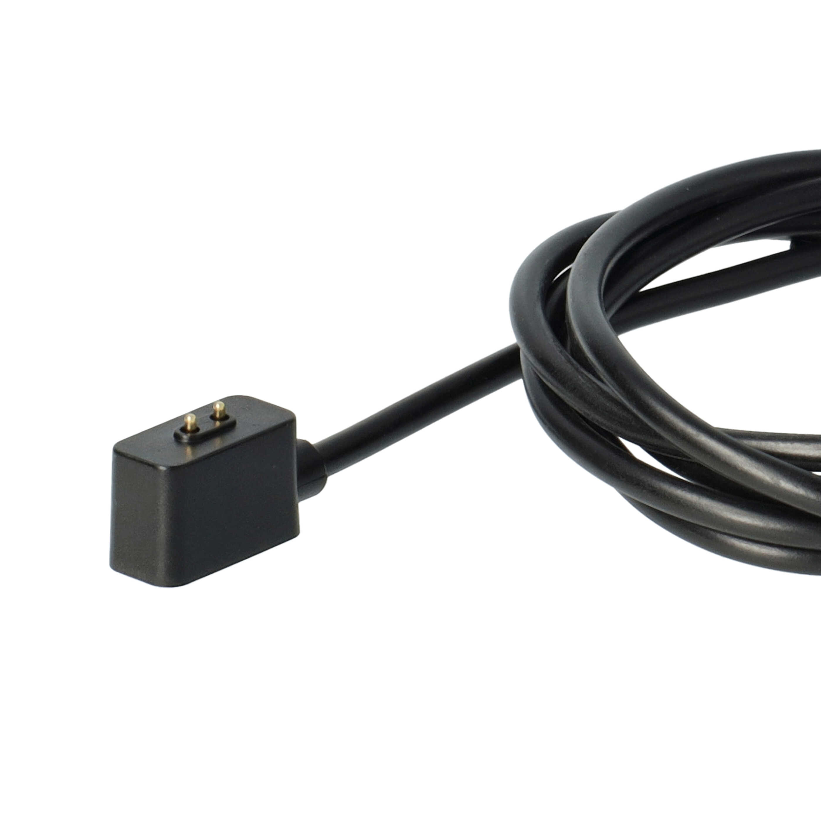 Cavo di ricarica USB per smartwatch Xiaomi Mi Band 8, Redmi Band 2 - nero magnetico 100 cm