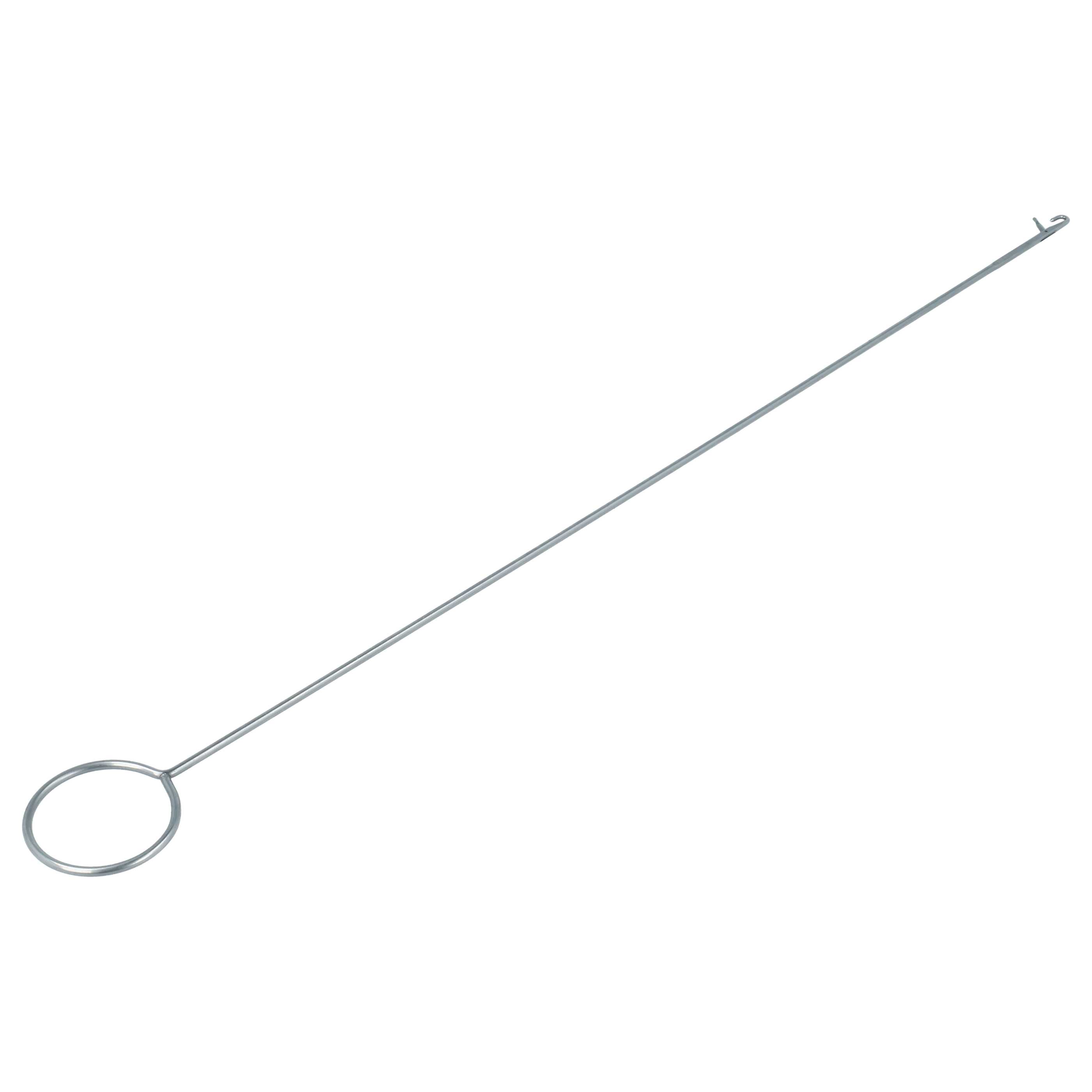Igła do łapania oczek z haczykiem - 26,5 cm, metal