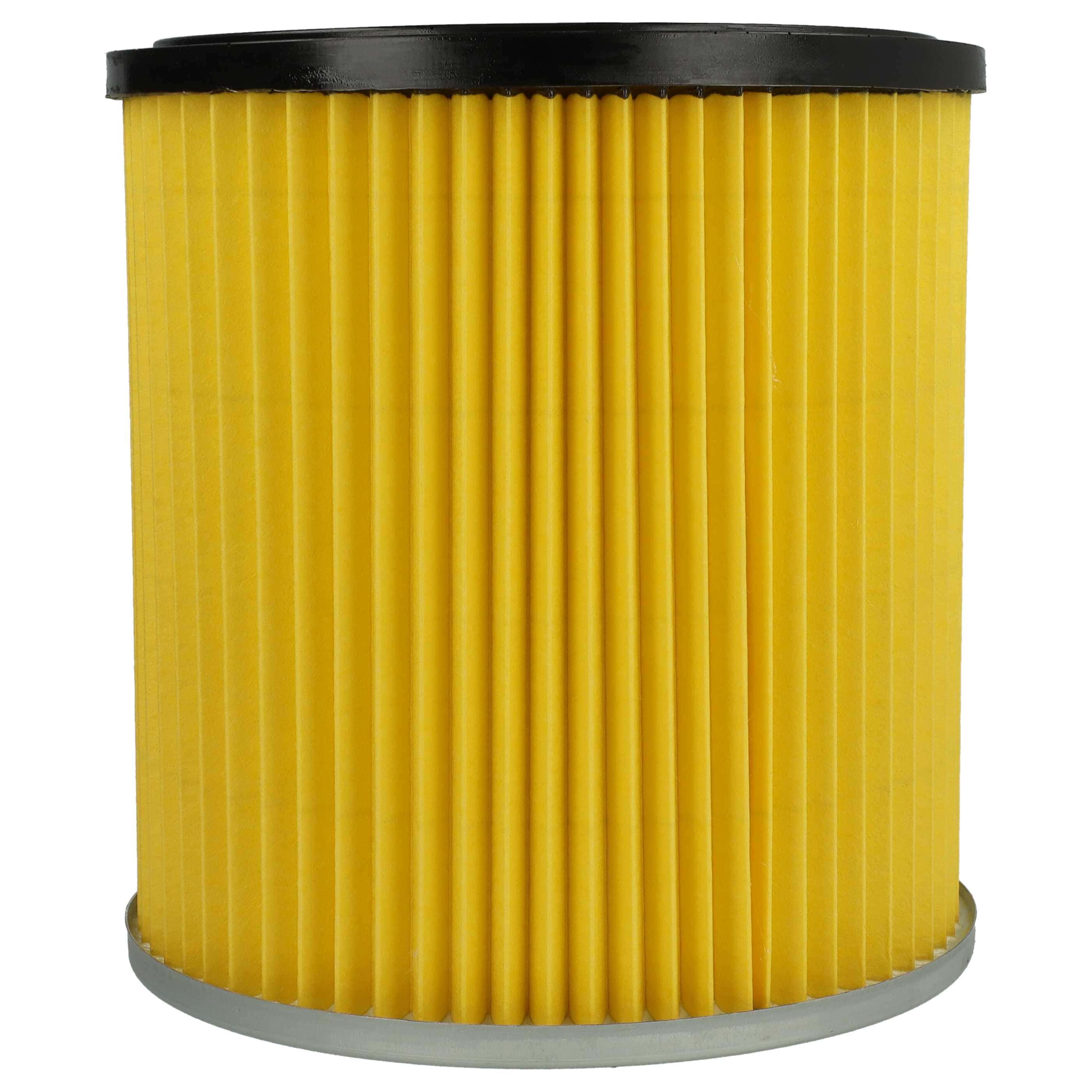 4x Filtro reemplaza Kärcher 6.414-354.0, 6.414-335.0 para aspiradora Dewalt, amarillo