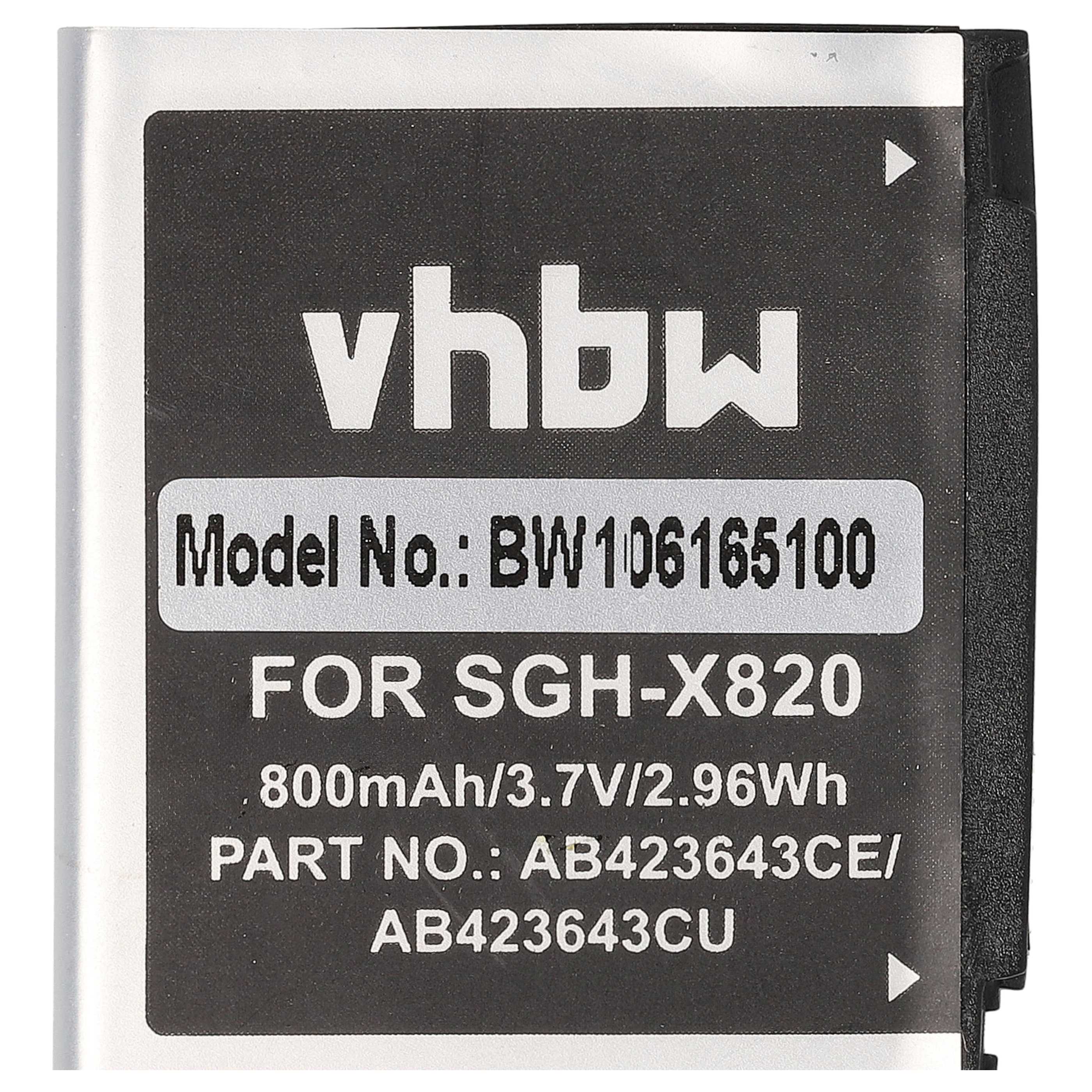 Akku als Ersatz für Samsung AB394235CE, AB394235CECSTD, AB423643CE, AB423643CC - 800mAh 3,7V Li-Ion