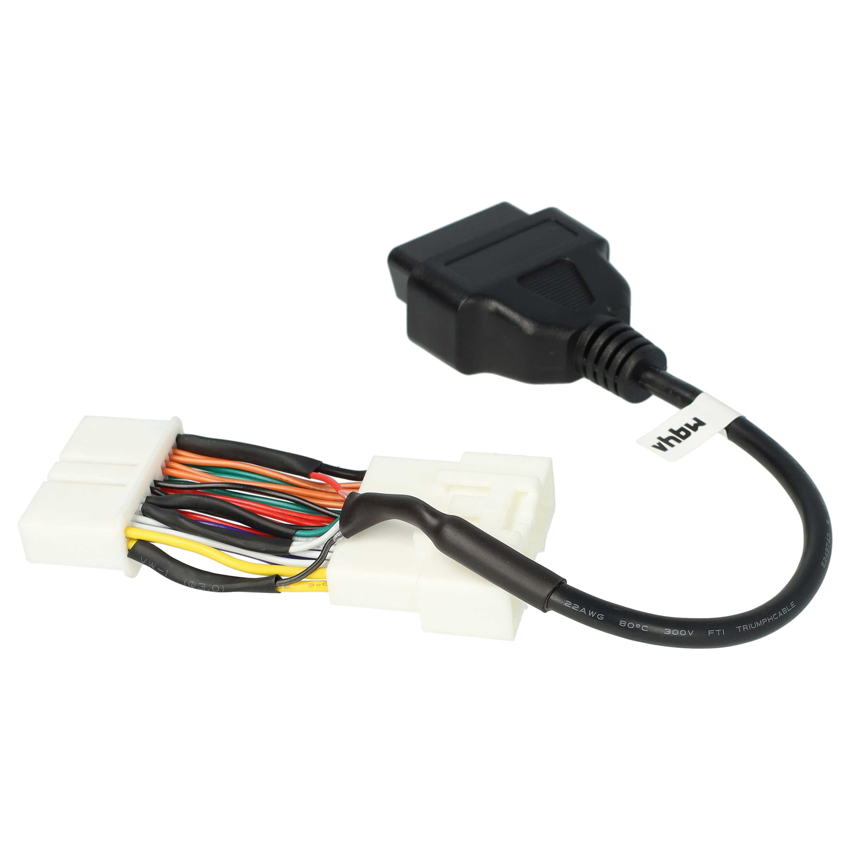 vhbw OBD2 Adapter 26Pin Stecker auf OBD2 16Pin für Tesla Model 3
