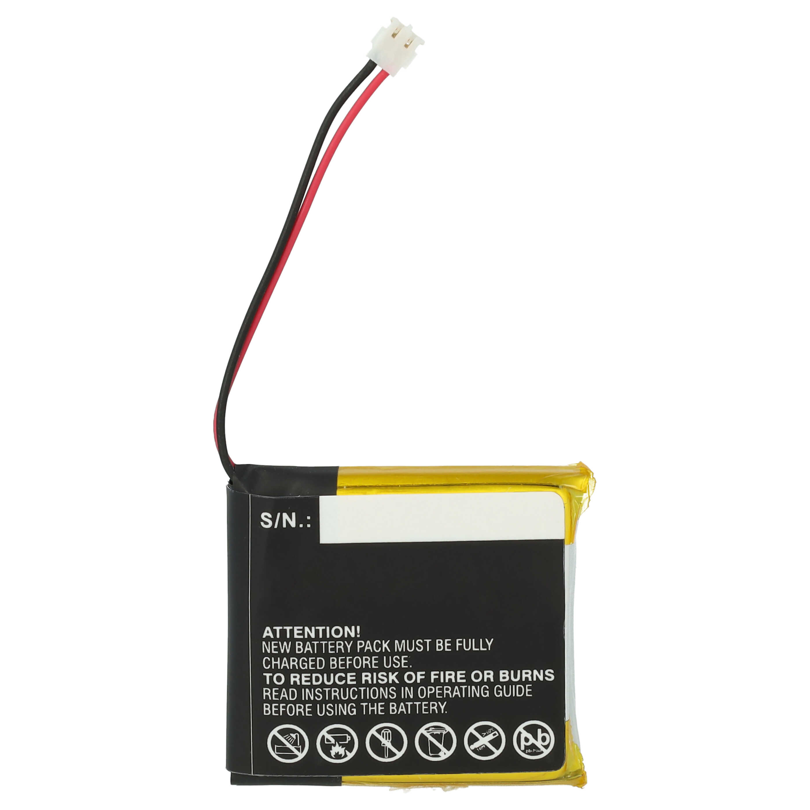 Smartwatch Battery replaces Garmin 361-00098-00 - 410 mAh 3.8 V Li-polymer + Tools