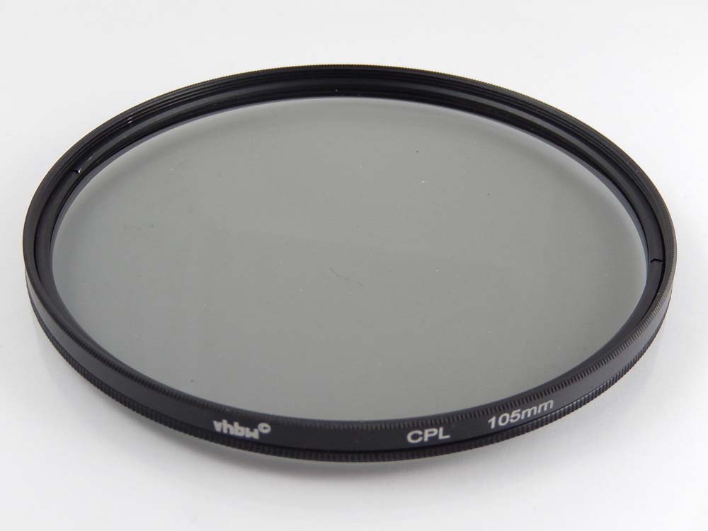Filtro polarizzatore per camere e obiettivi con filettatura da 105 mm - filtro polarizzante circolare (CPL)