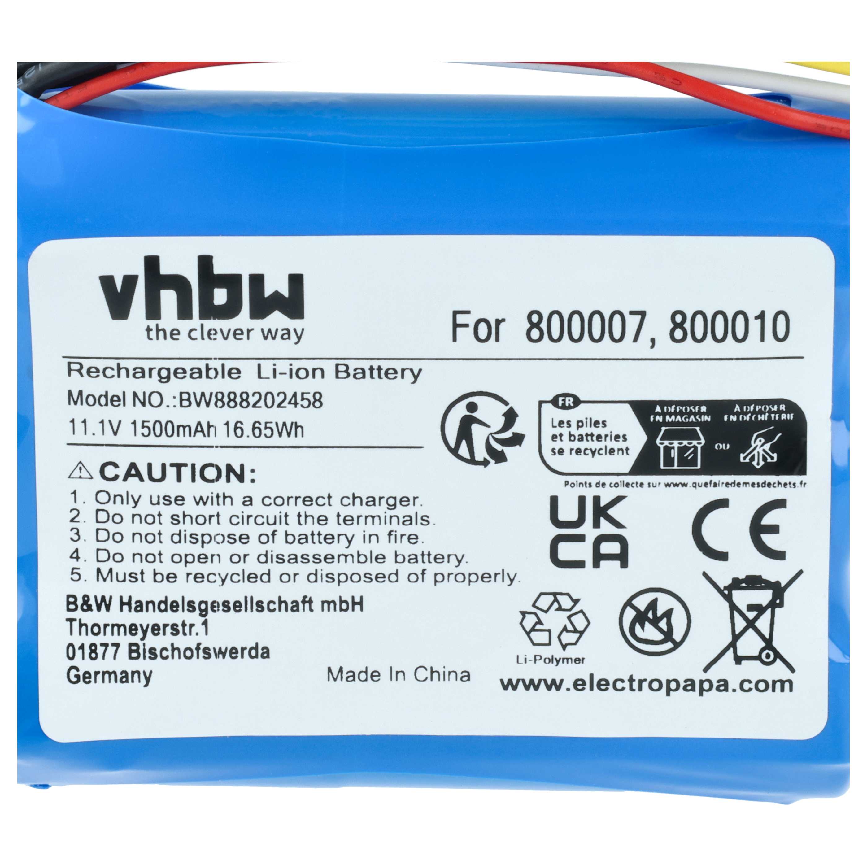 Batterie modèle radio-télécommandé - 1500mAh 11,1V Li-ion