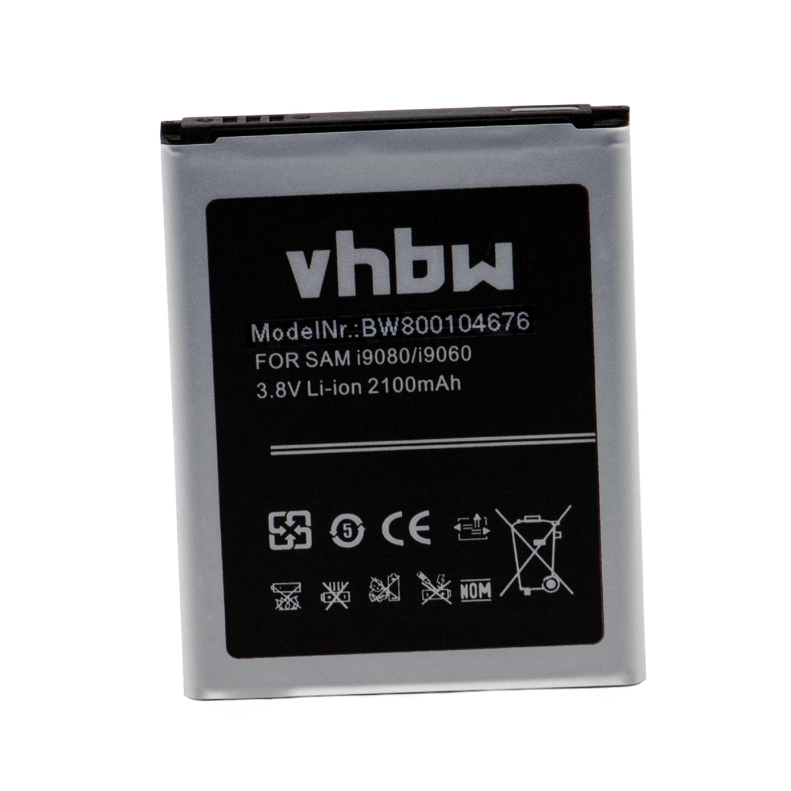 Batteria sostituisce Samsung EB535163LU, EB535163LA per cellulare Samsung - 2100mAh 3,8V Li-Ion