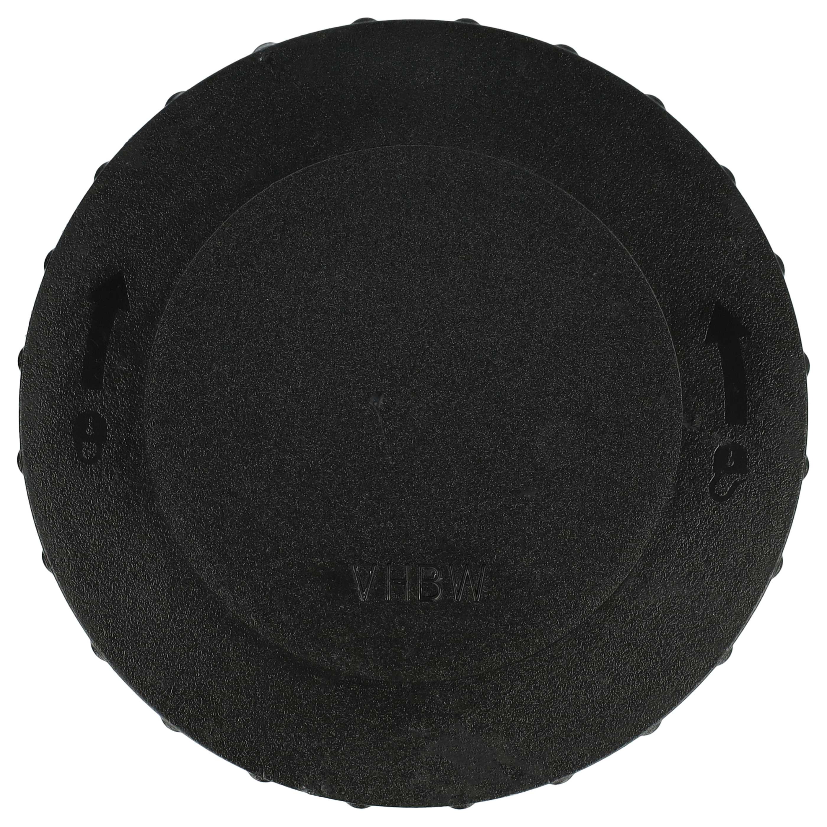 2x Filterround filter replaces Dewalt DCV5801H, DCV5801H-XJ for Dewalt Vacuum Cleaner, black / white