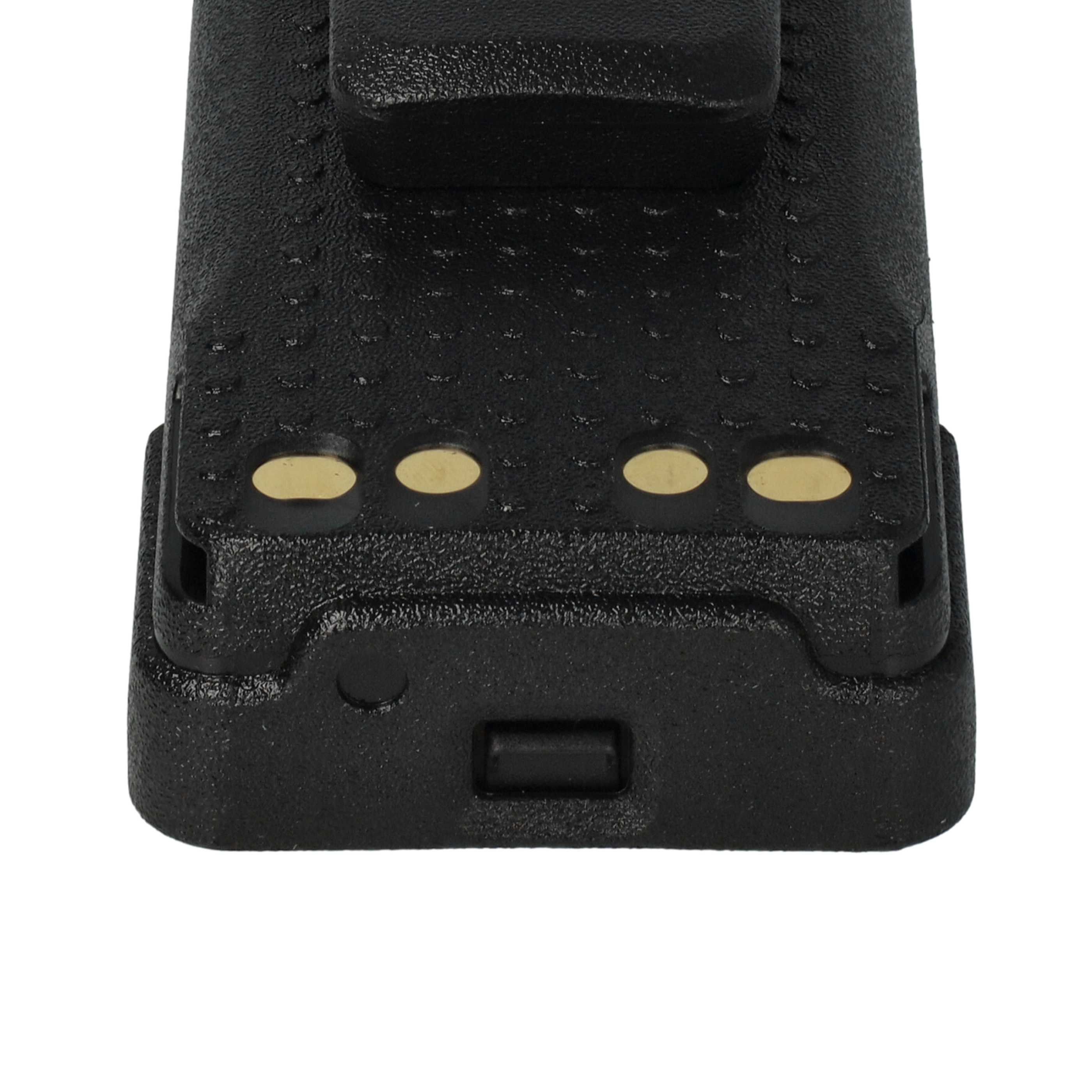 Radio 2x Battery replaces Motorola PMNN4406BR, PMNN4406, PMNN4409 - 2200 mAh 7.4 V Li-Ion + Belt Clip
