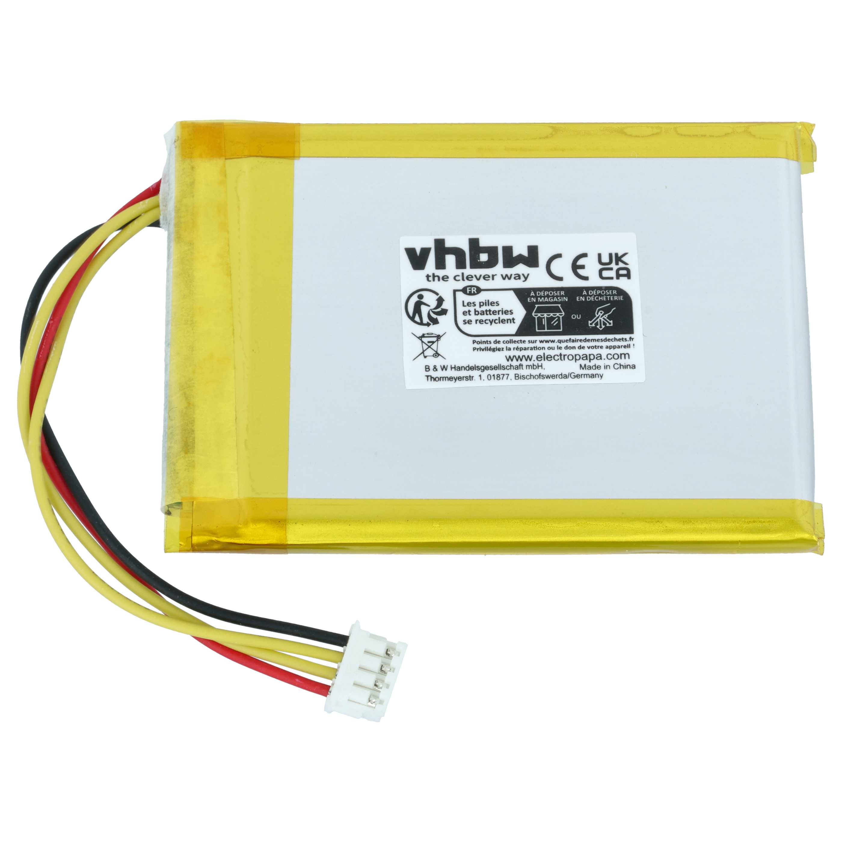 Akumulator do głośnika zamiennik JBL MLP284154, GO2/MLP284154 - LiPo 730mAh