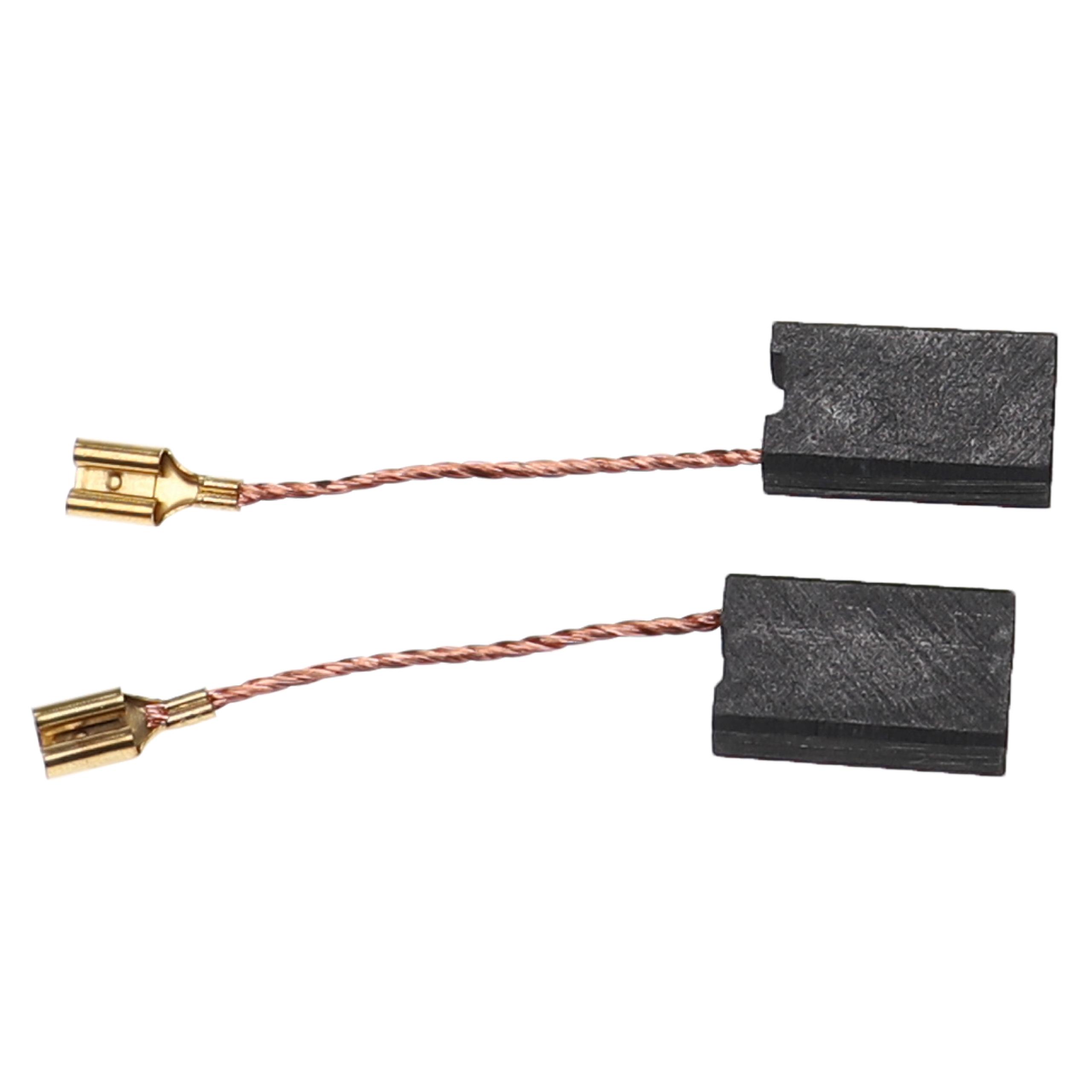 2x Kohlebürste passend für Collomix R1300 Elektrowerkzeug - 6 x 12 x 20mm
