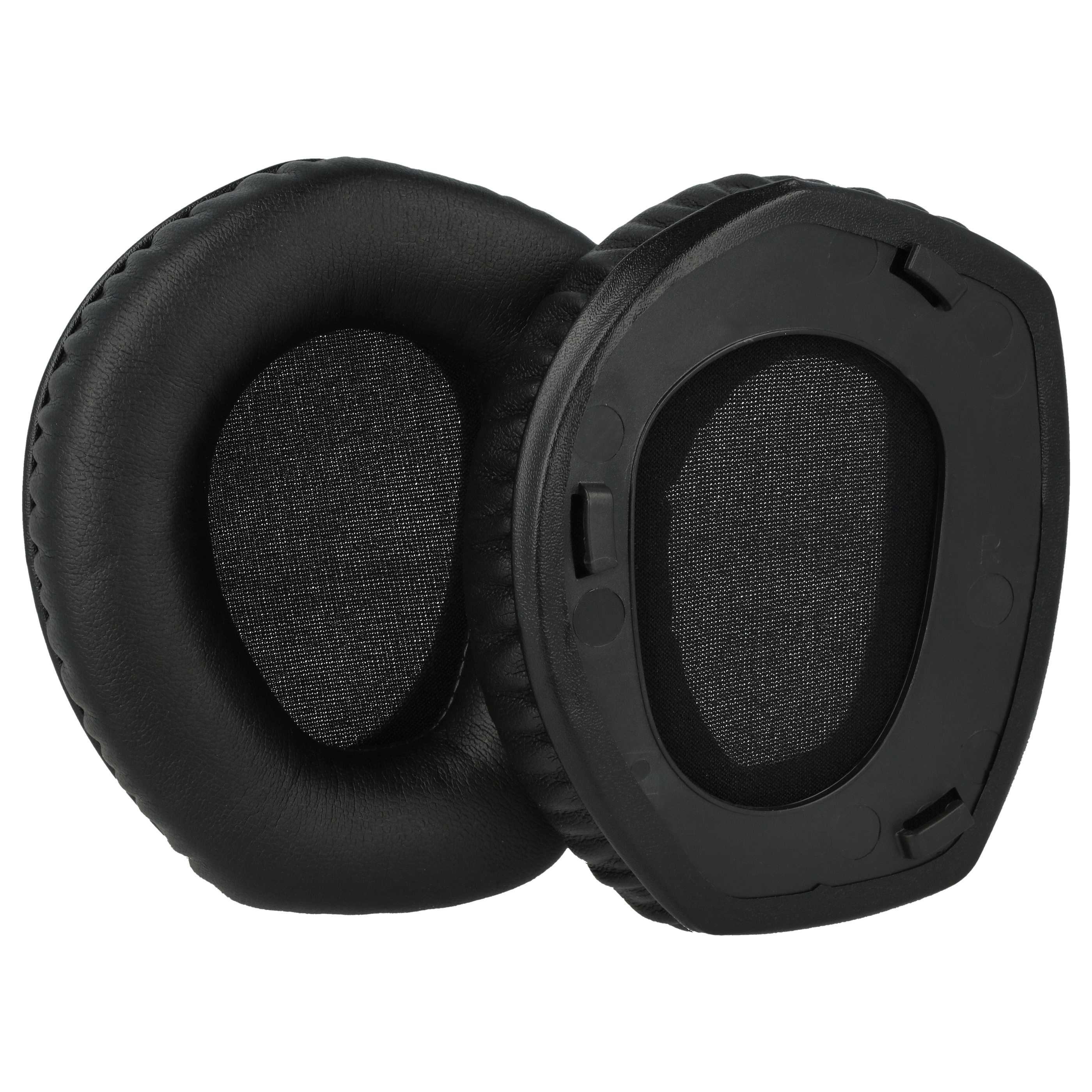 2x Ear Pads replaces Sennheiser 562591, 562592, 562593 - foam / synthetic leather, 25 mm thick