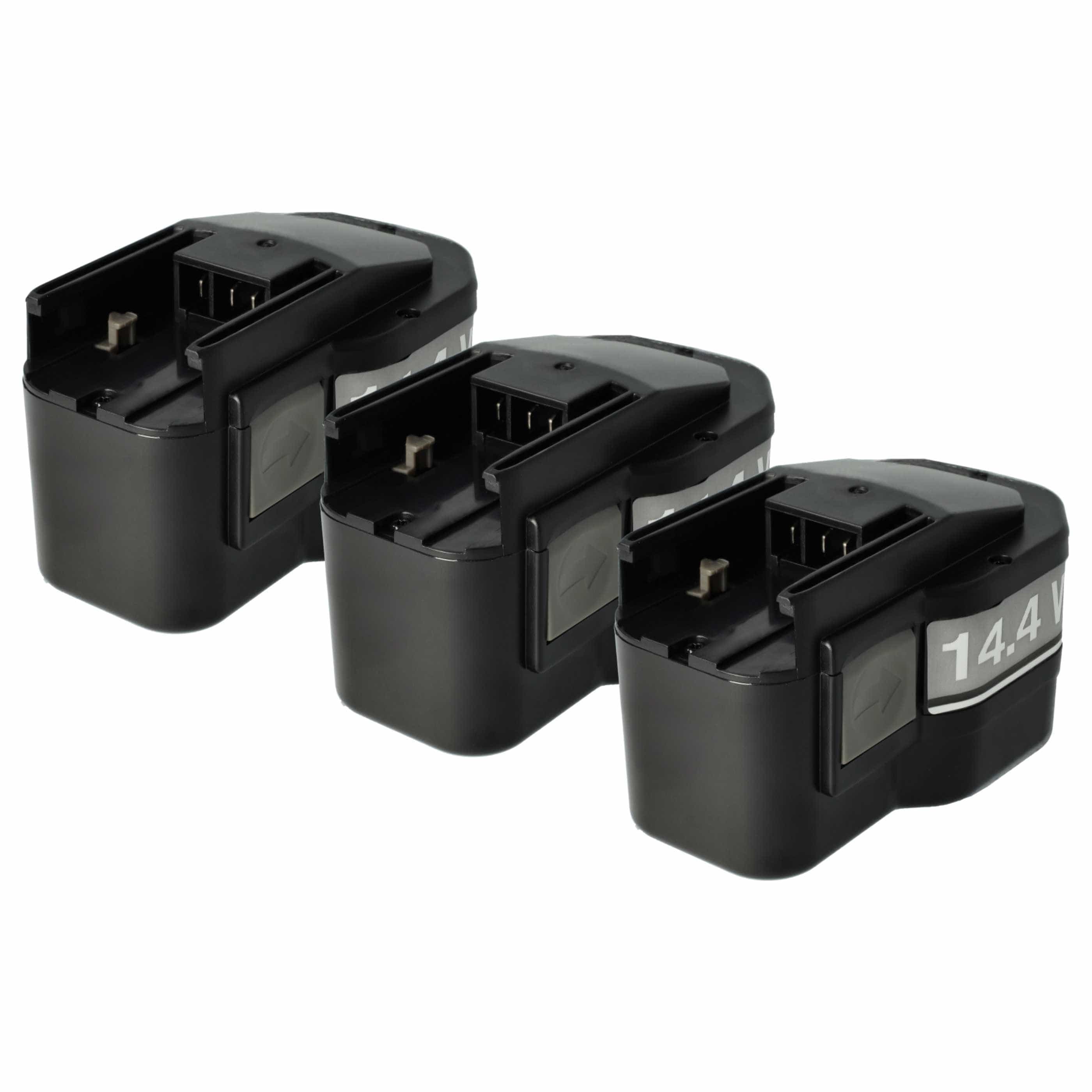Batterie (3 pcs.) remplace AEG 48-11-1000, 48-11-1024, 48-11-1014 outil électrique Fromm - 1500mAh 14,4V NiMH
