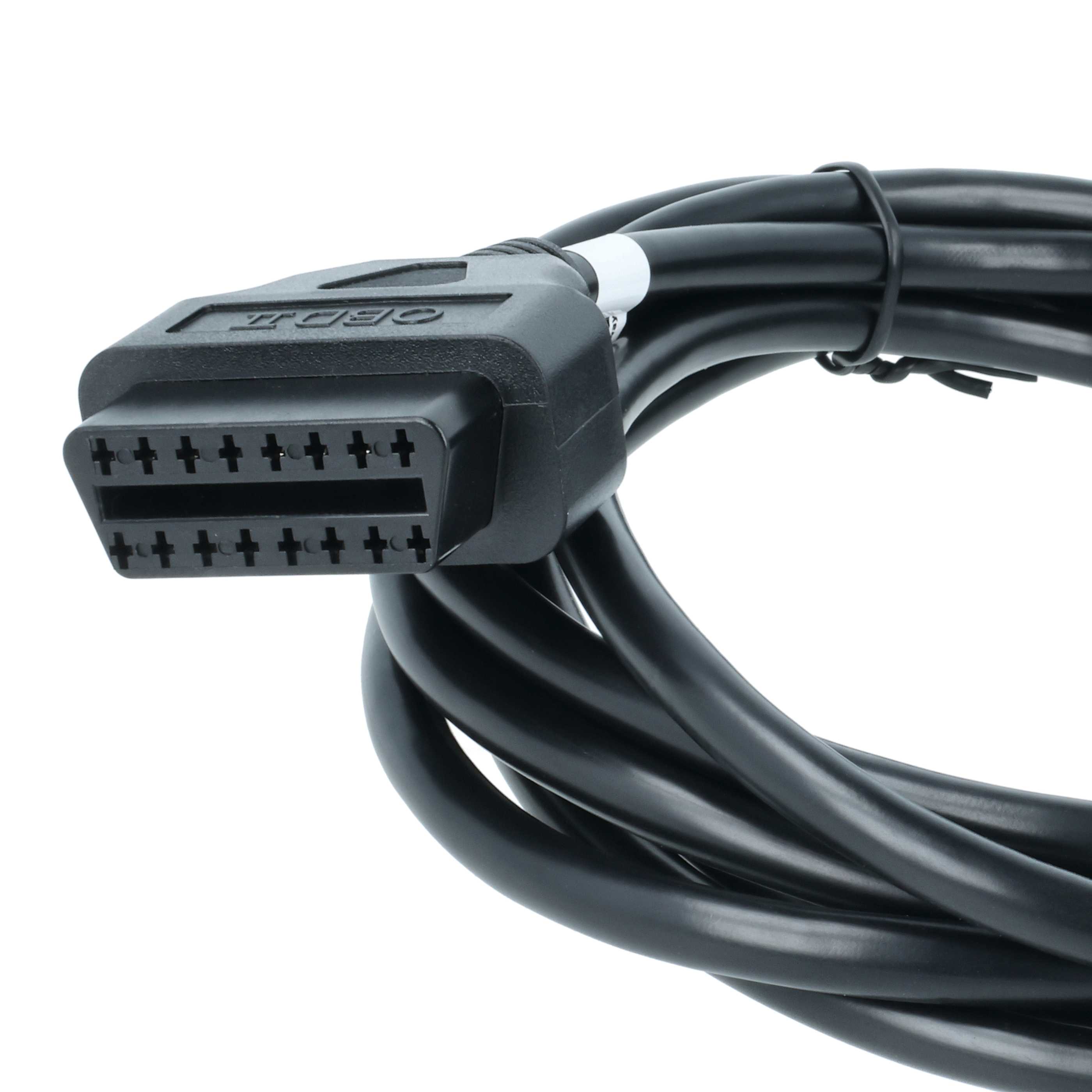 vhbw OBD2 Verlängerungskabel 3m 16Pin (w) auf 16Pin (m)