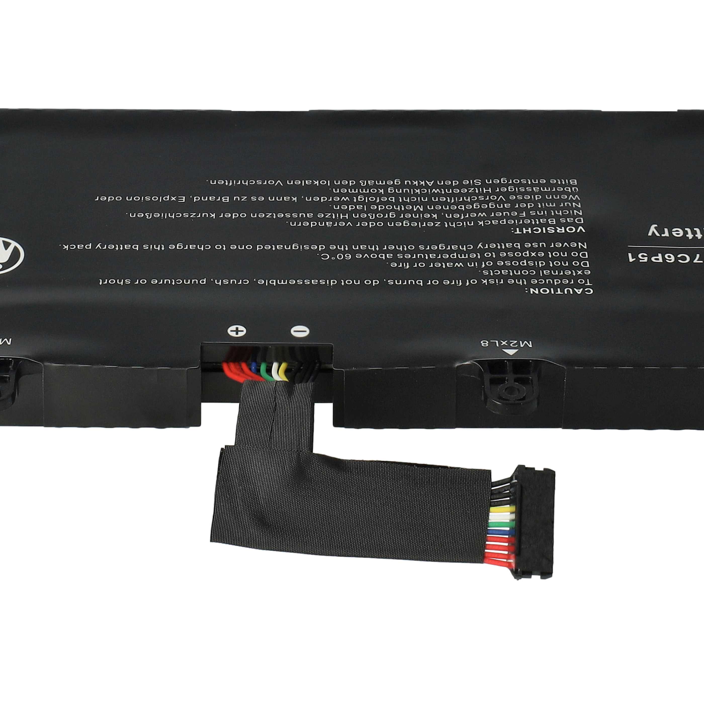 Batterie remplace Lenovo 01AV497, 01AV498, 5B10W13903 pour ordinateur portable - 9300mAh 11,25V Li-polymère