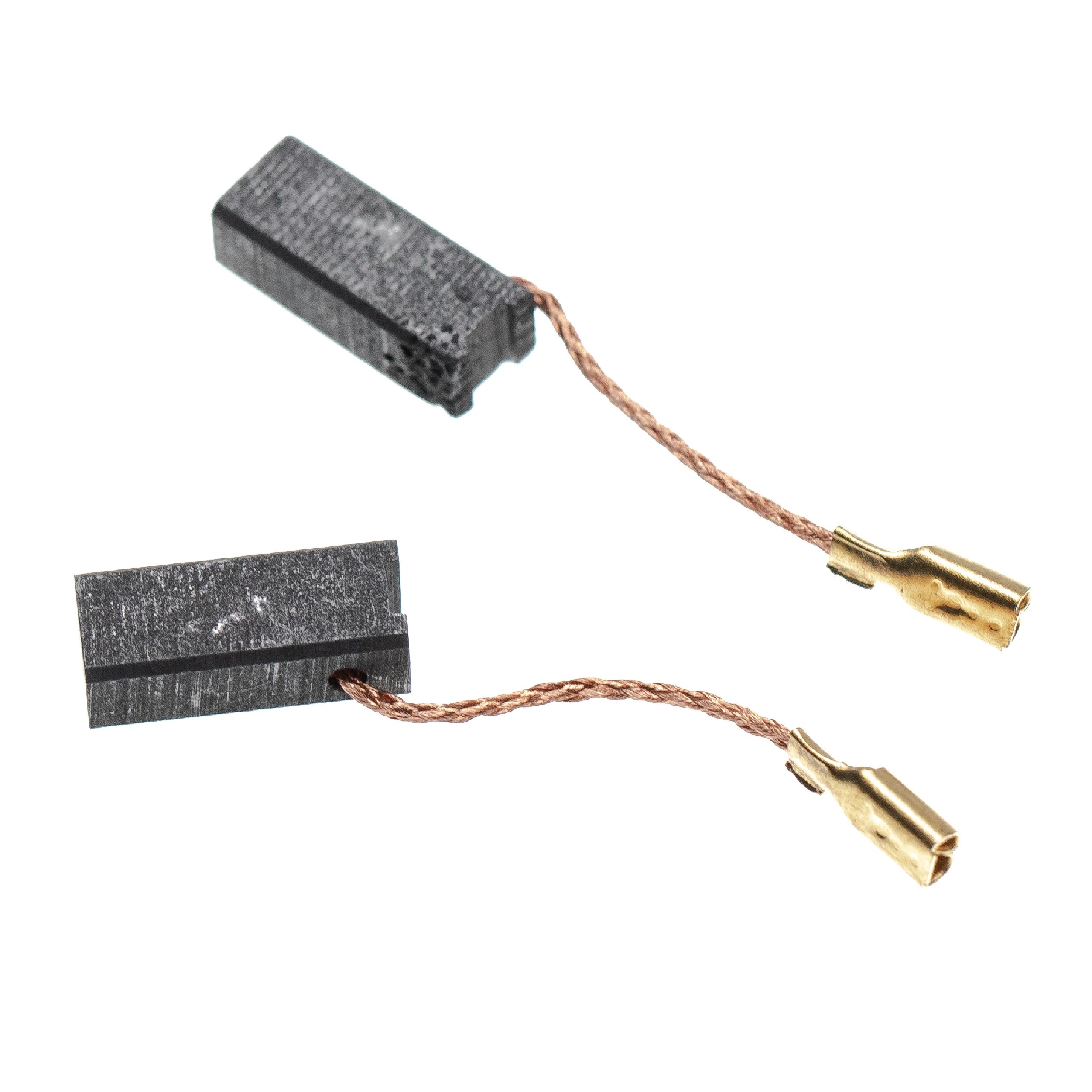 2x Carbon Brush as Replacement for Metabo 20-008 Electric Power Tools + Angled Connector, 15.3 x 5 x 6.3mm