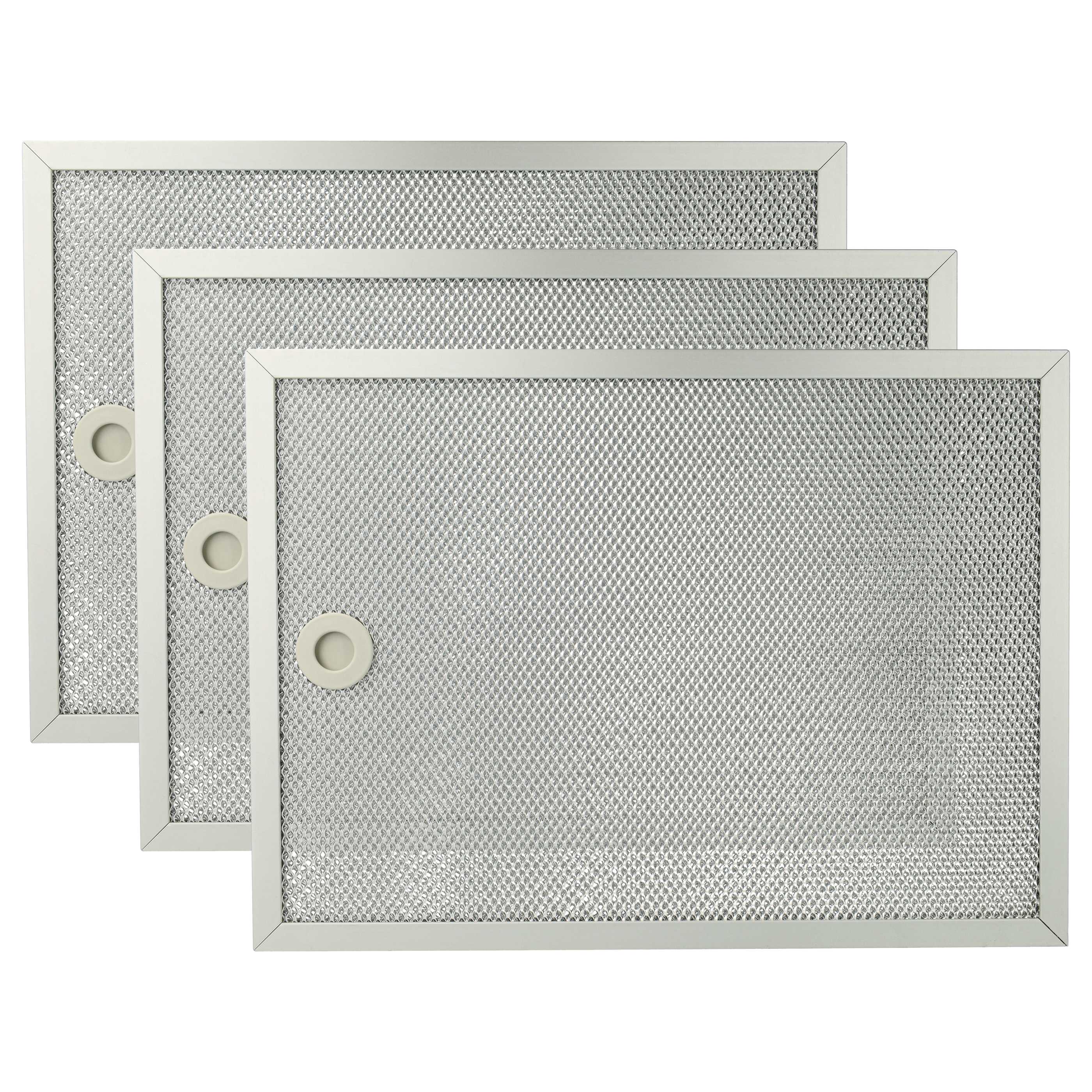 3x Filtres métal remplace AEG 50240208004, 50232705009, 4055468484 pour hotte aspirante