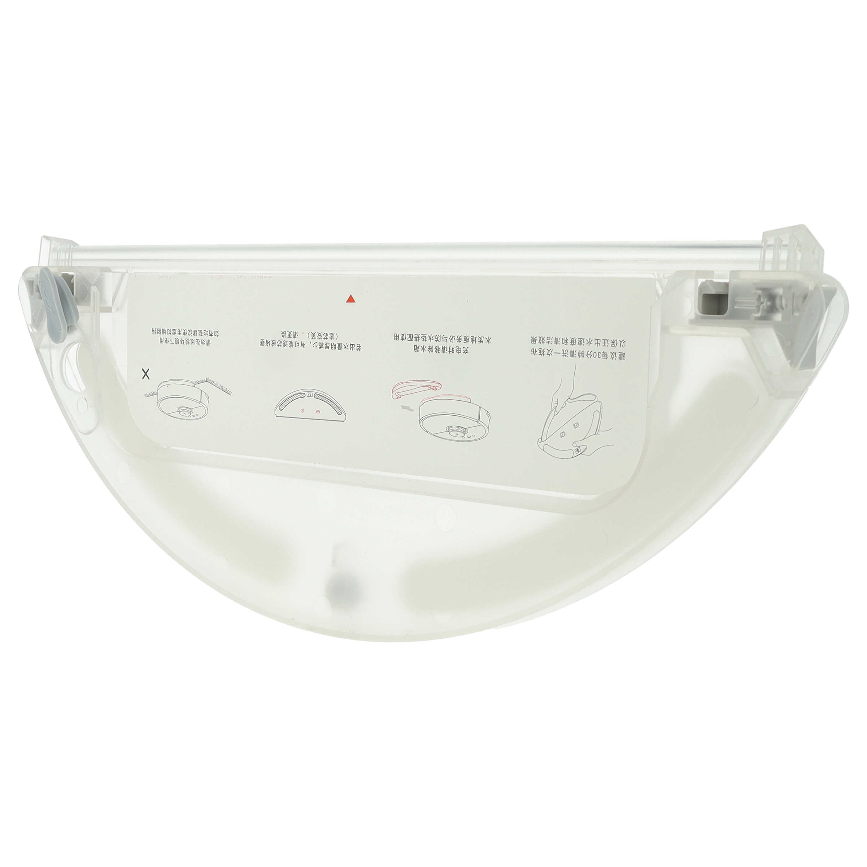 Mop Plate suitable for Xiaomi Roborock S6 Robot Vacuum Cleaner - 140 ml Capacity, ABS Plastic, transparent