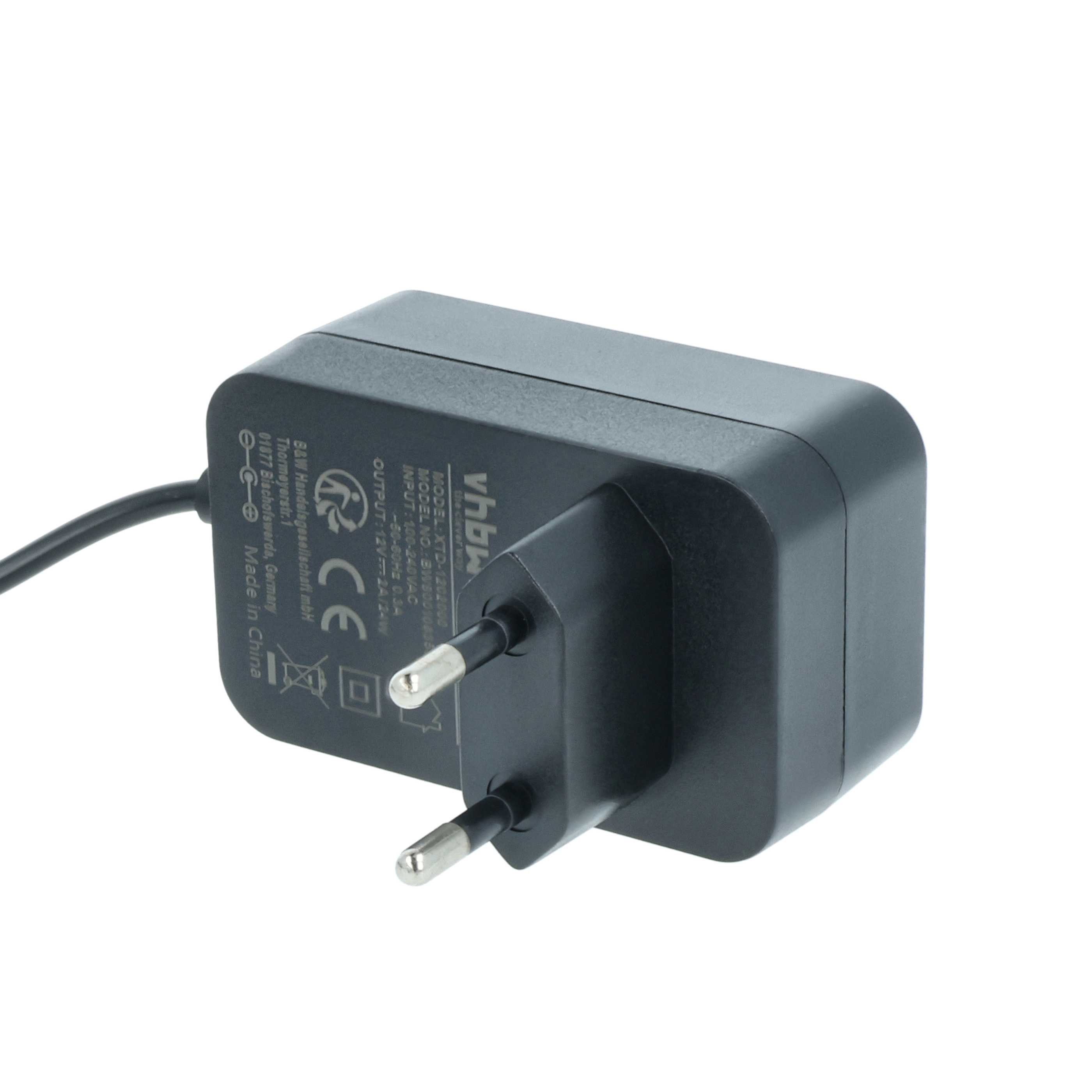 Mains Power Adapter replaces SAW24-120-2000 24W for WD router, hard drive - 9.4 cm