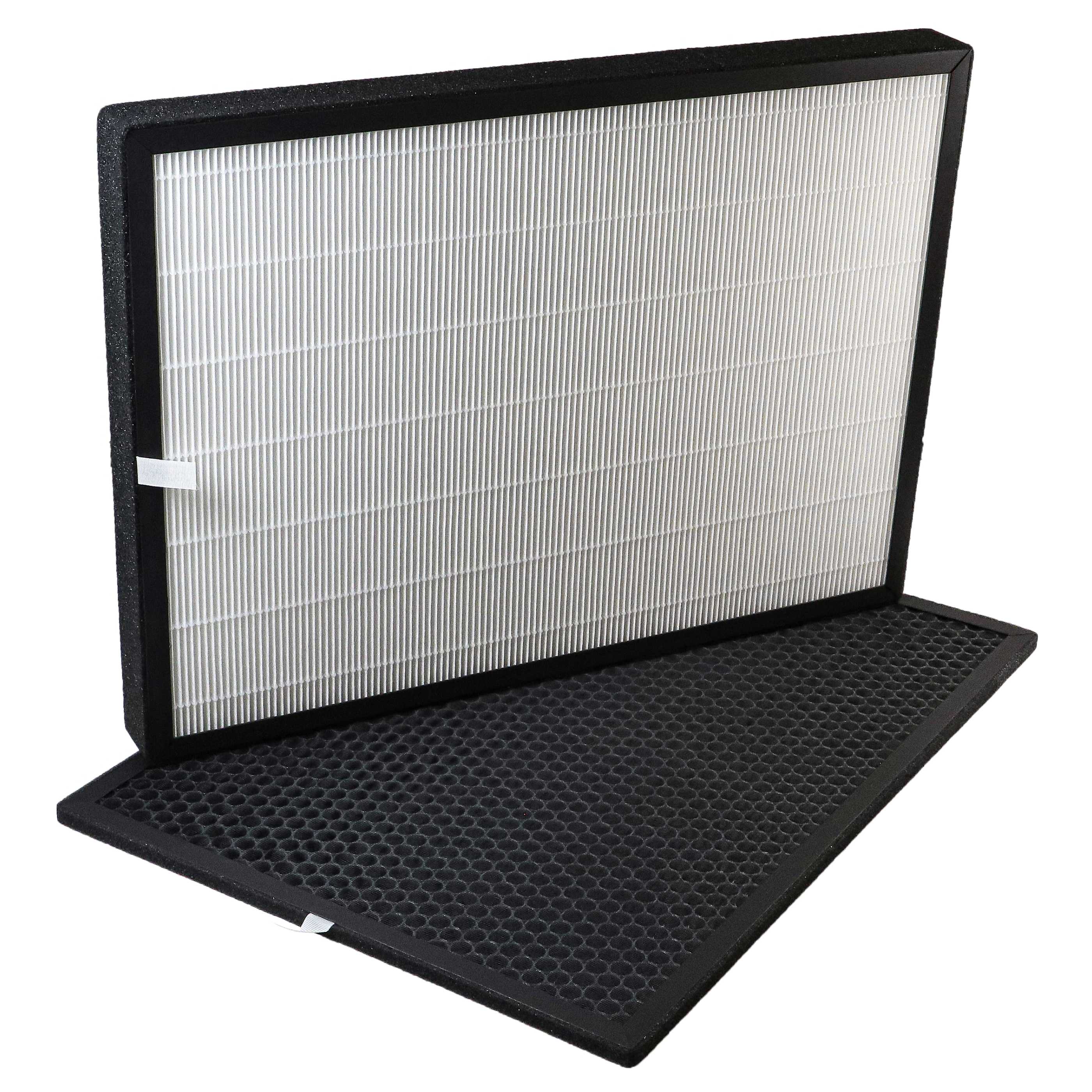2 Part Filter Set replaces Marreal AP5001B-FS Air Purifier - HEPA filter, activated carbon filter