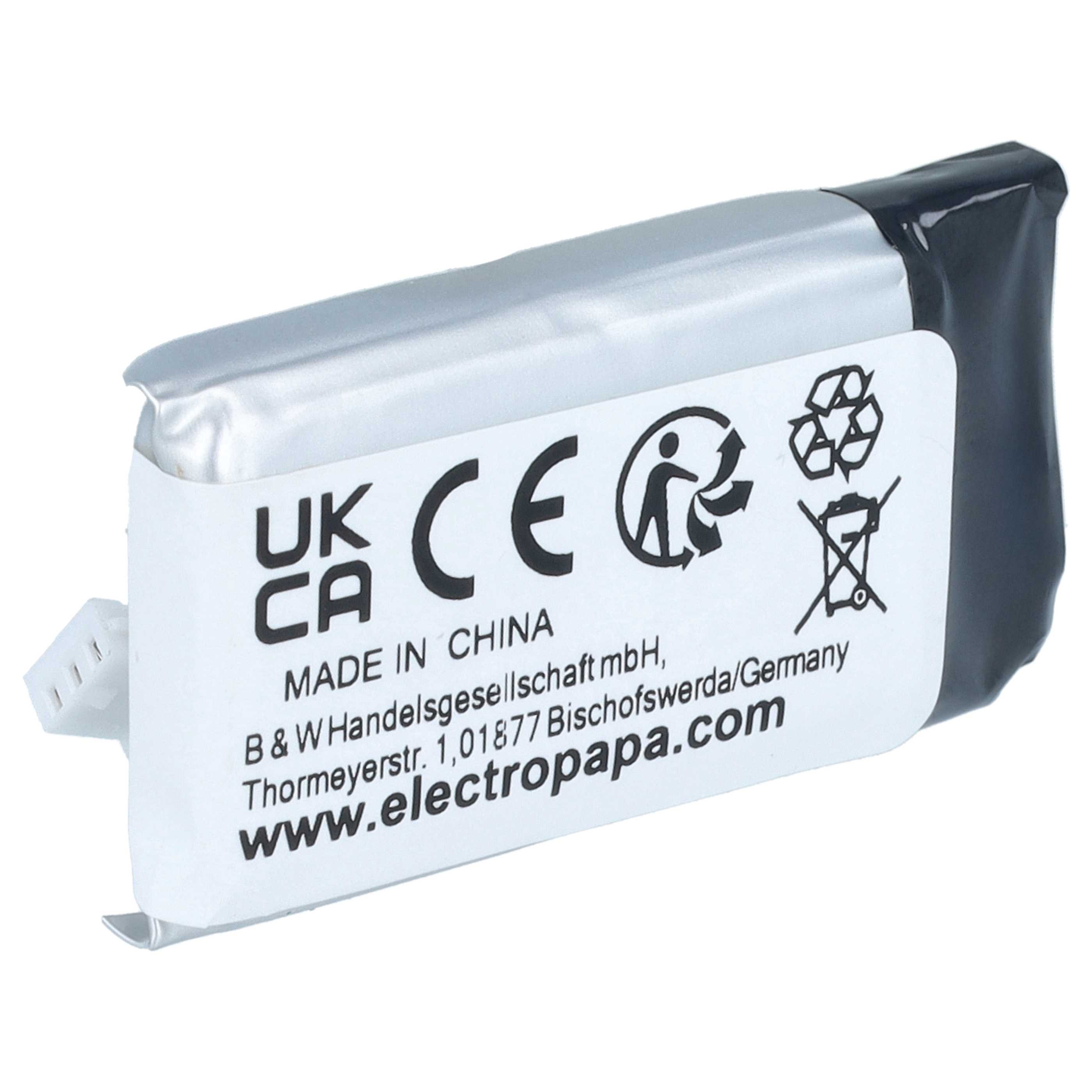 Stereo Amp Battery replaces Sennheiser AHB571935PCT-03, BAP 800, 586477, 573695 - 350 mAh 3.7 V Li-polymer
